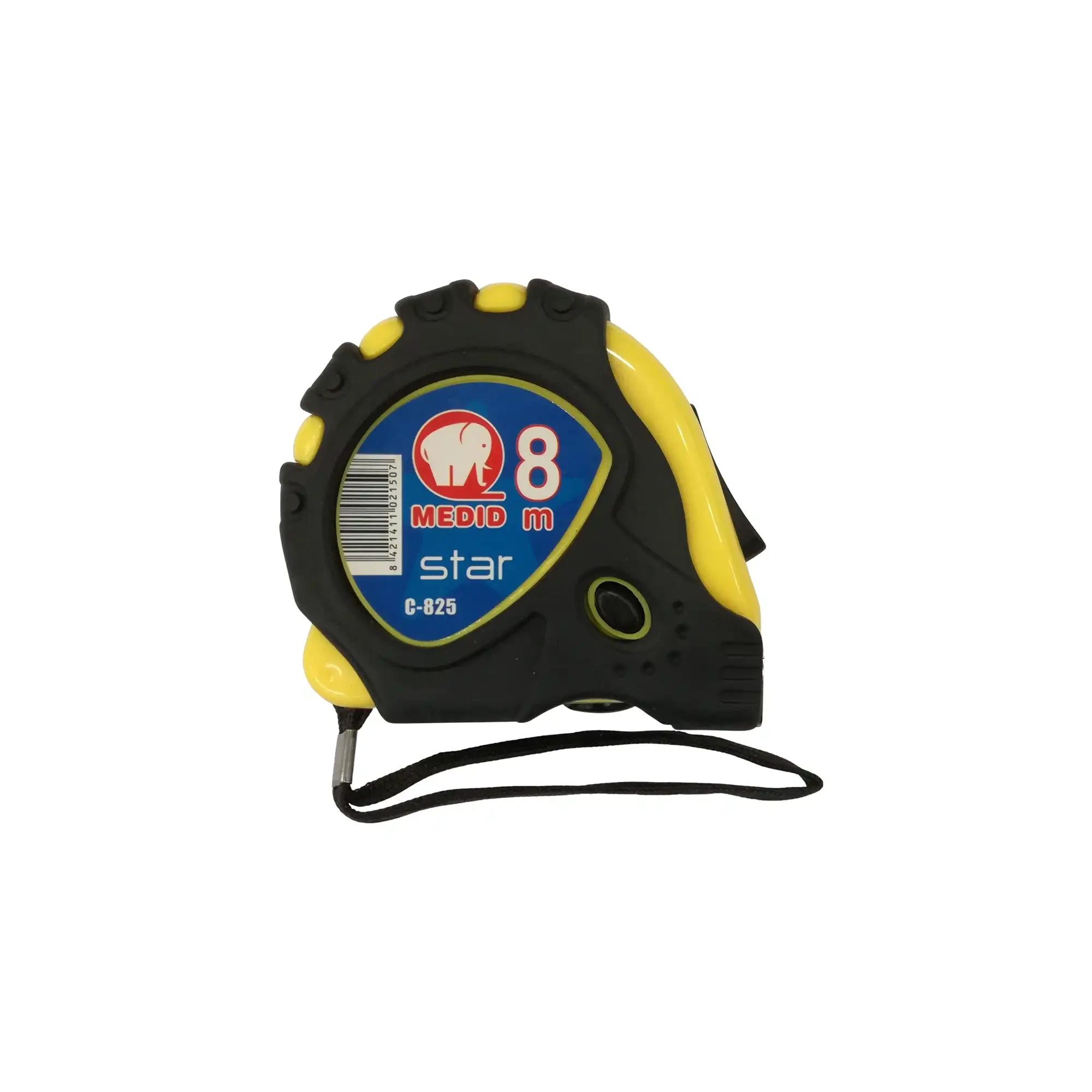 MEDID C825 Rolling tape measure STAR made of 2K-housing with tape brake- Unpacked 8m x 25 mm (img_001)