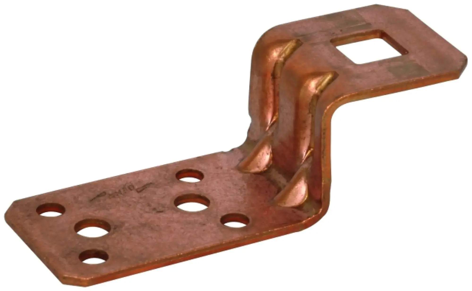 Dehn 377017 Connnection lug Z-shaped Cu, holes for riveting or screwing (img_001)