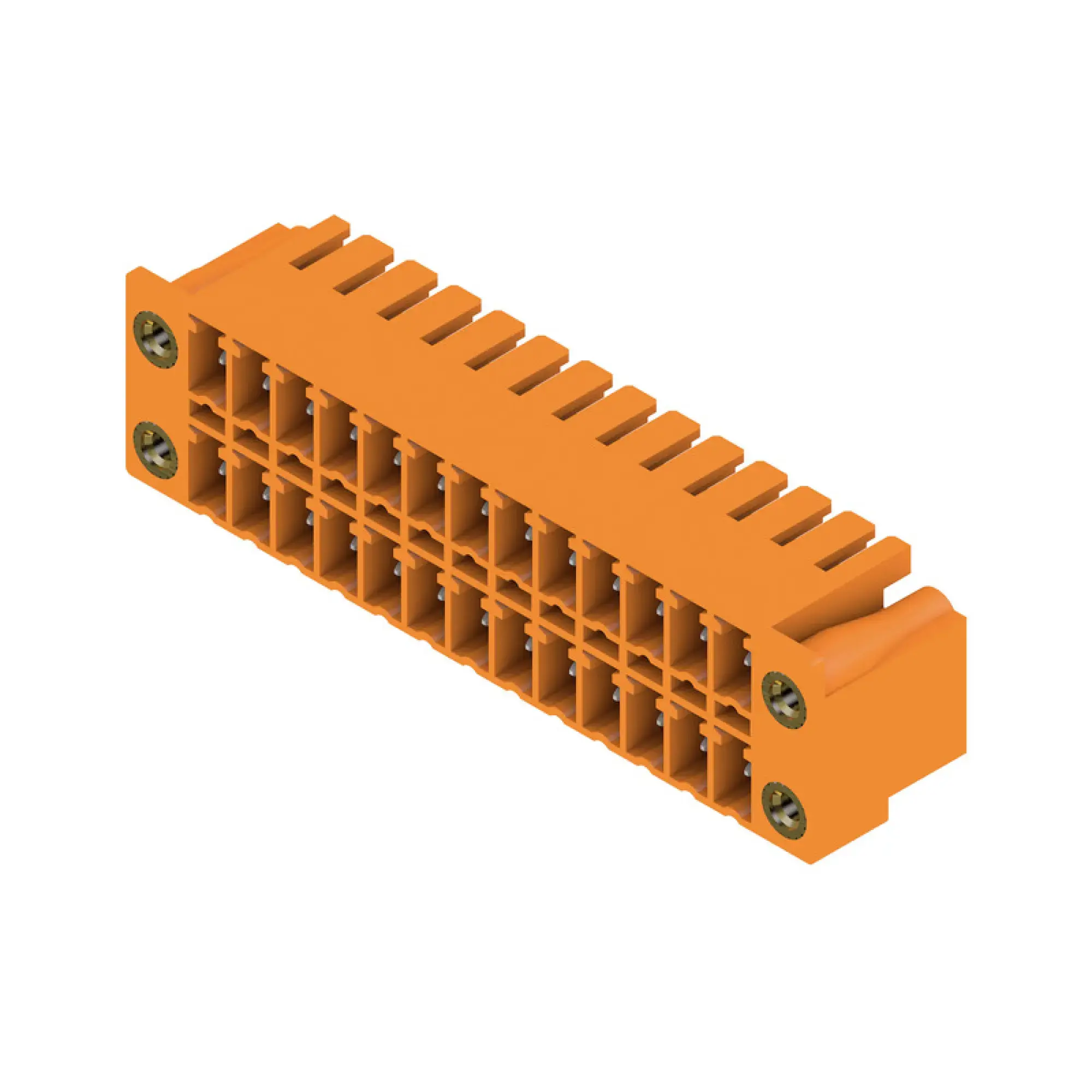 Weidmüller 1041070000 PCB connector (board connection), 160 V, 17.5 A, Pitch in mm: 3.81, Number of poles: 26, THT solder connection, Box (img_001) Weidmüller 1041070000 PCB connector (board connection), 160 V, 17.5 A, Pitch in mm: 3.81, Number of poles: 26, THT solder connection, Box (img_001)