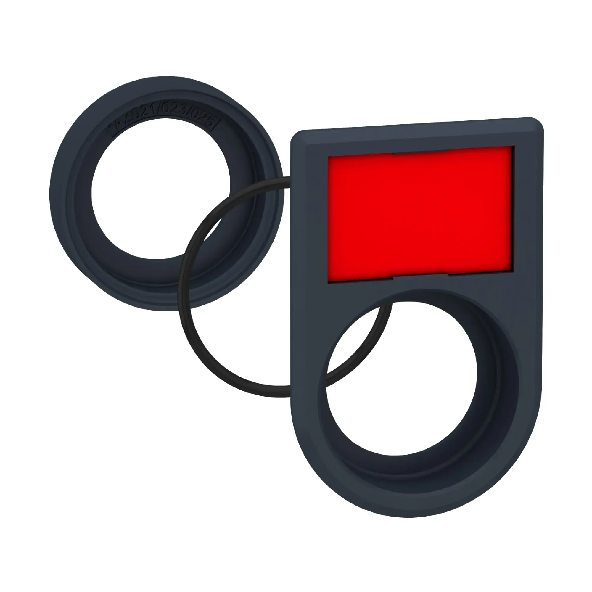 Schneider Electric ZB5AZ025 Mounting kit for flush mounting, Harmony XB5, plastic, for 22mm pushbuttons/indicators in 30mm, 2-line (img_002) Schneider Electric ZB5AZ025 Mounting kit for flush mounting, Harmony XB5, plastic, for 22mm pushbuttons/indicators in 30mm, 2-line (img_002)