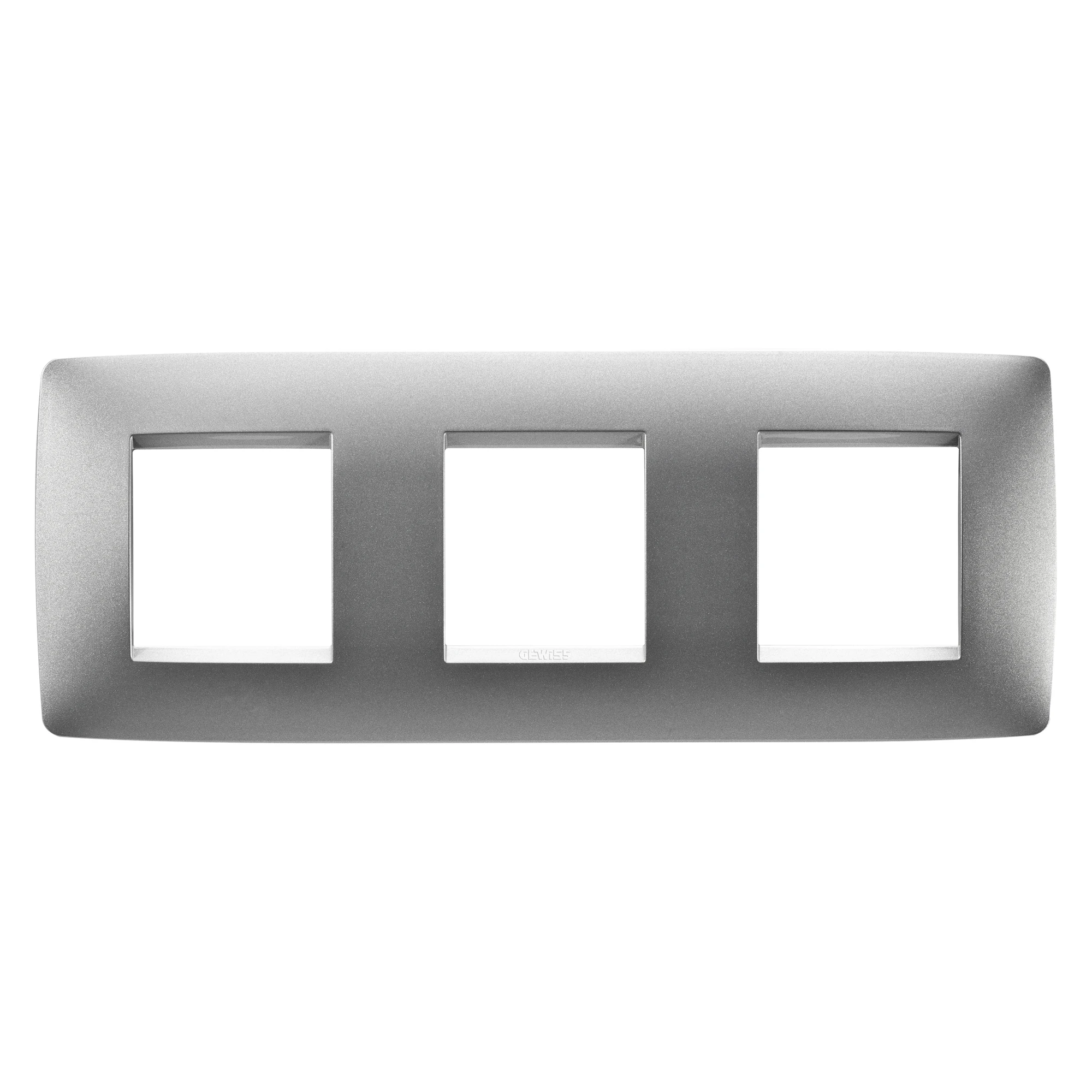 GEWISS GW16126VT ONE INTERNATIONAL PLATE - IN PAINTED TECHNOPOLYMER - 2+2+2 MODULES HORIZONTAL - TITANIUM - CHORUSMART (img_001) GEWISS GW16126VT ONE INTERNATIONAL PLATE - IN PAINTED TECHNOPOLYMER - 2+2+2 MODULES HORIZONTAL - TITANIUM - CHORUSMART (img_001)