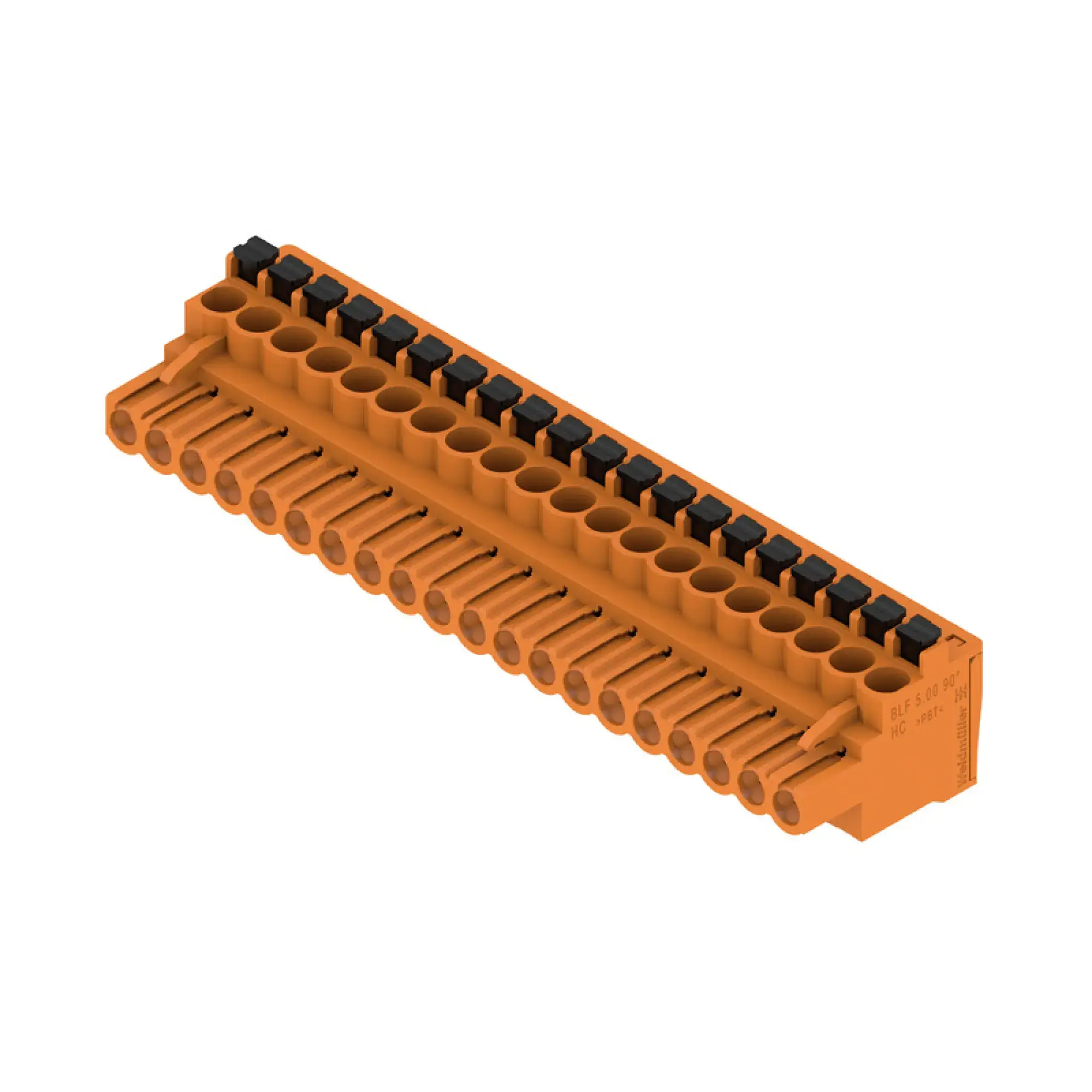 Weidmüller 1980360000 PCB connector (wire connection), 320 V, 24 A, Pitch in mm: 5.00, 3.31 mm², Number of poles: 20, PUSH IN with actuator, Box (img_001)