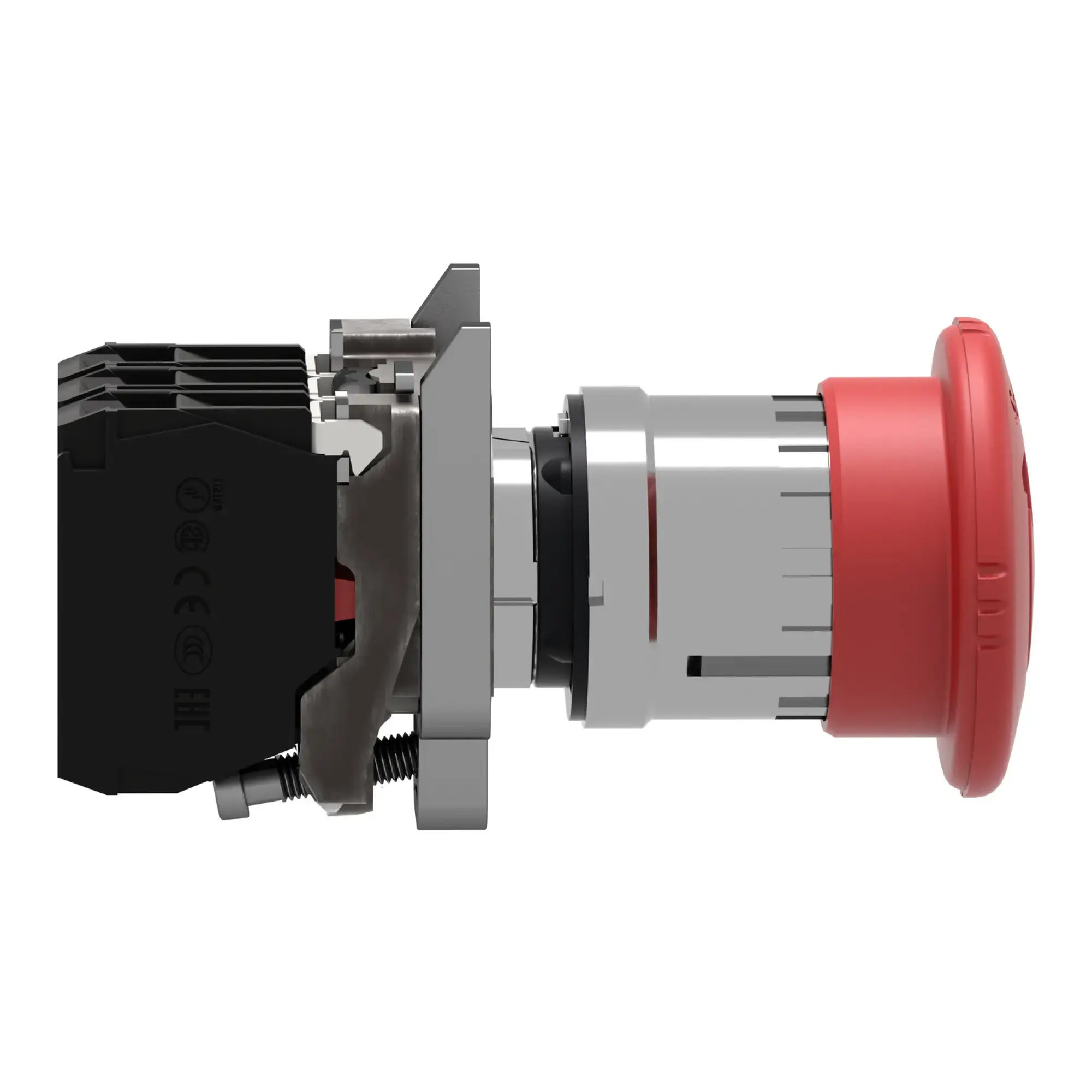 Schneider Electric XB4BS84441 Emergency Stop/Emergency-Stop Switch, Harmony XB4, Metal, 22mm, red, Mushroom 40mm, Turn to Release, 1NC+2NO (img_017)