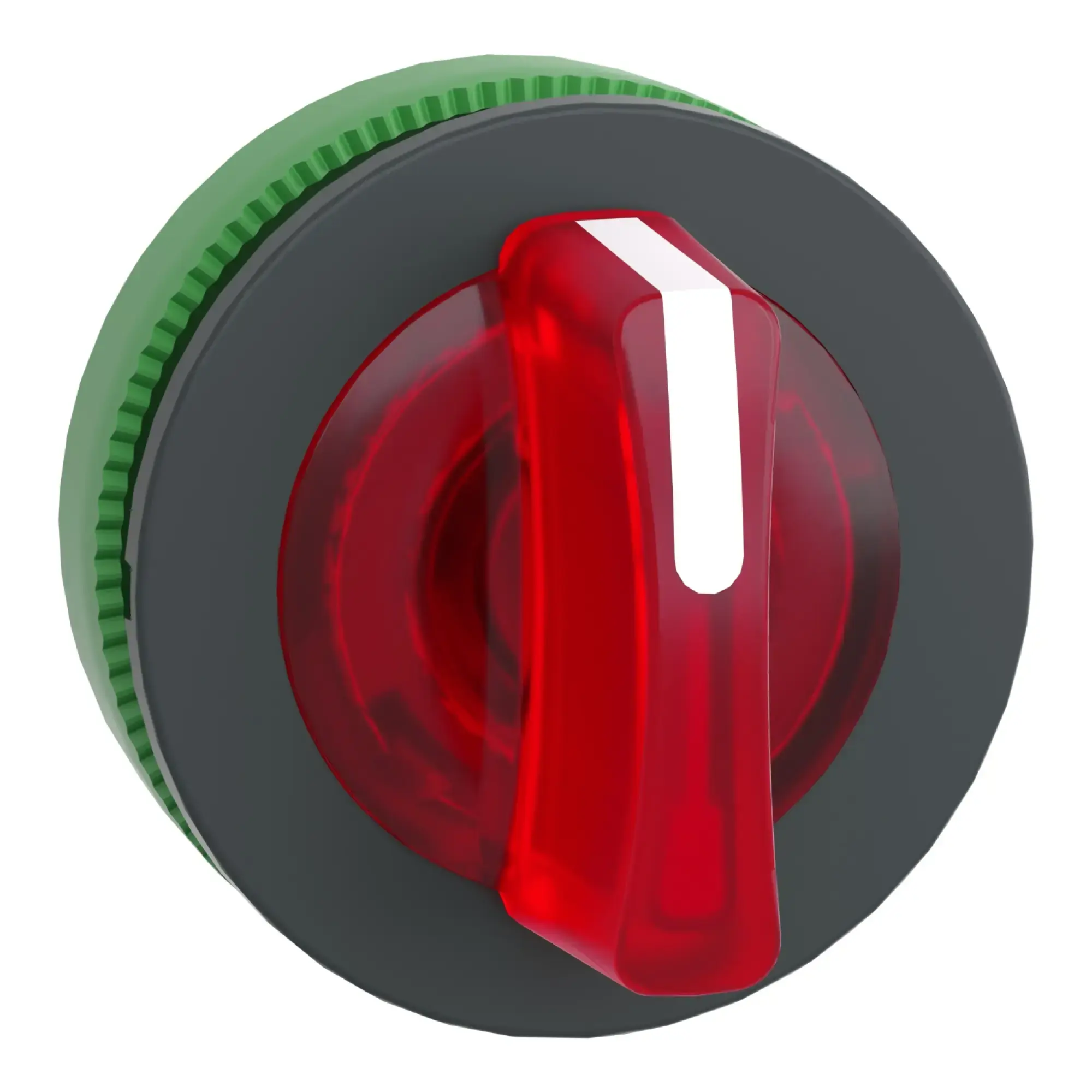 Schneider Electric ZB5FK1543 Illuminated selector switch, front element, Harmony XB5F, plastic, 30mm, red, for universal LED, 3 positions, center detent (img_009)