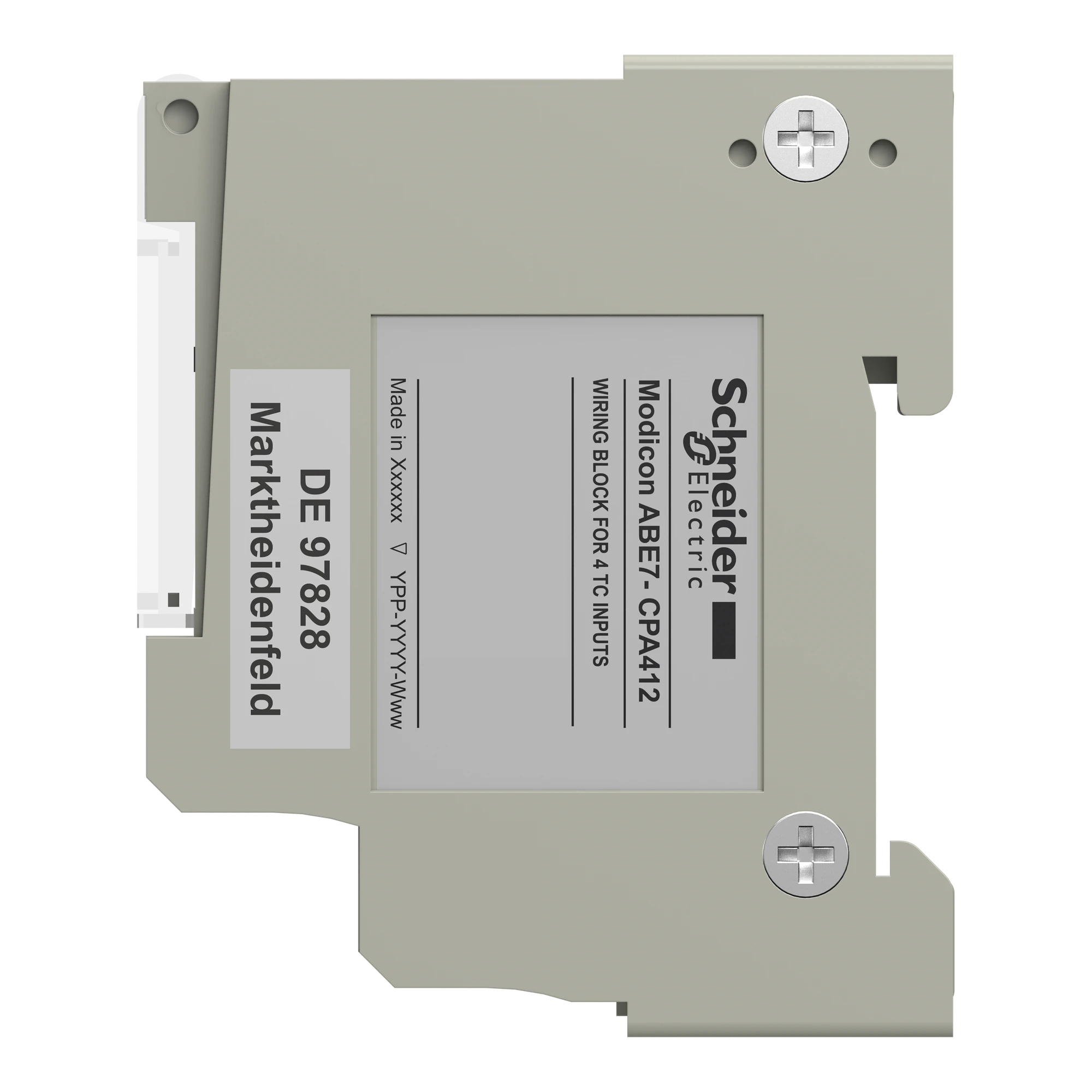 Schneider Electric ABE7CPA412 Terminal block ABE7, for the conversion of 4 thermocouples (img_004) Schneider Electric ABE7CPA412 Terminal block ABE7, for the conversion of 4 thermocouples (img_004)