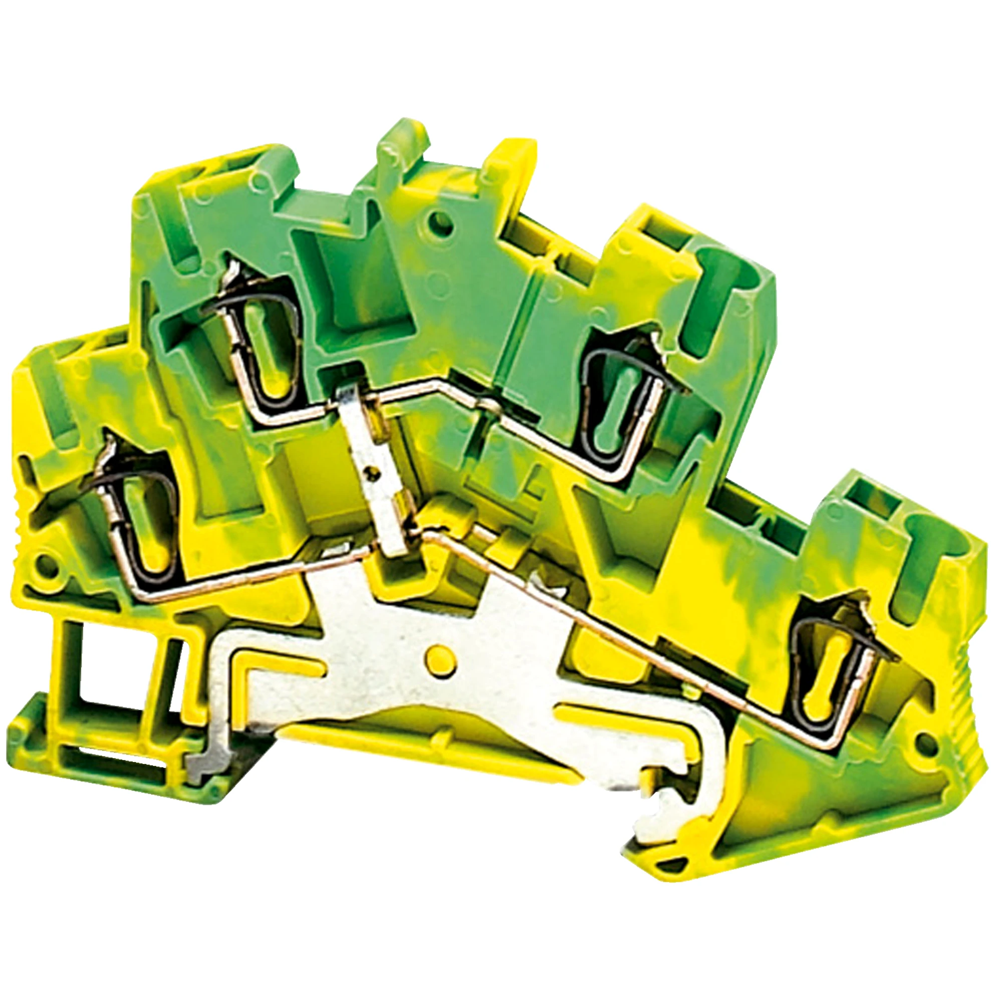 Schneider Electric NSYTRR24DPE Linergy ground terminal, 2.5mm2, two levels, 1x1, spring, green-yellow (img_001)