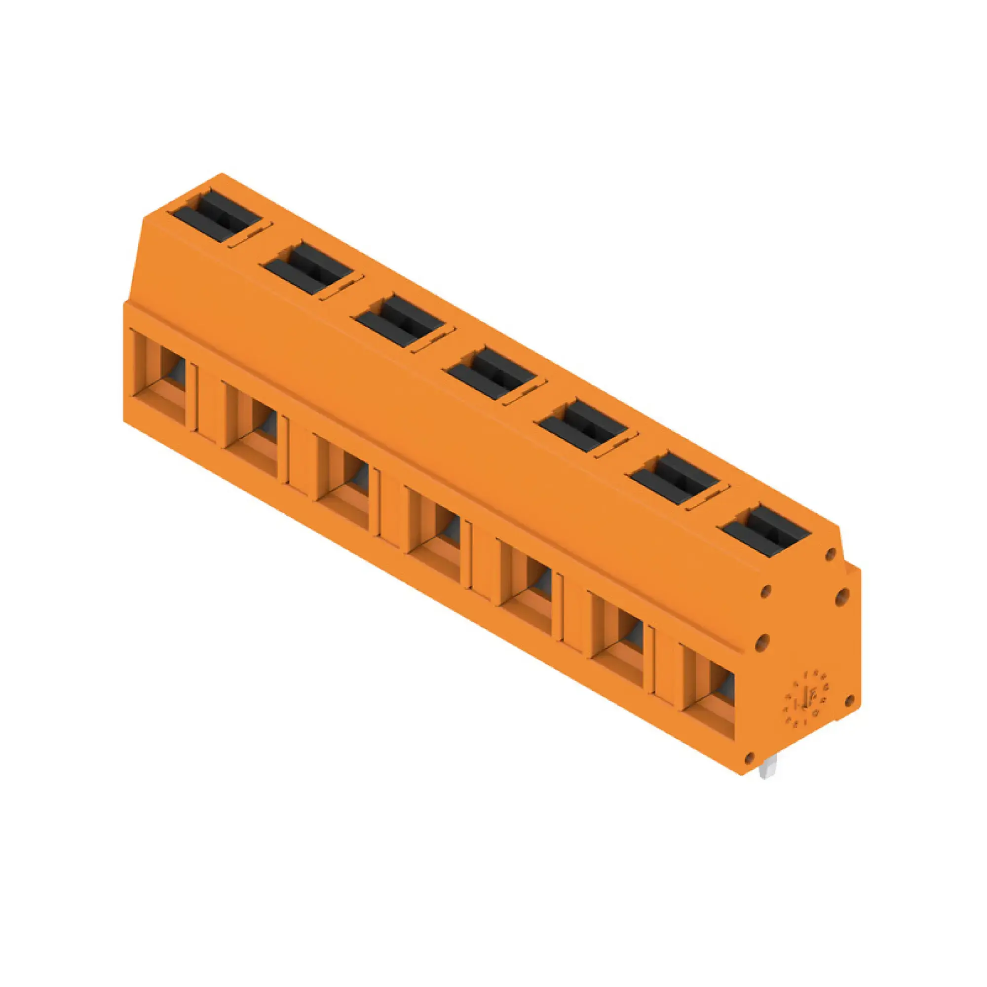 Weidmüller 2787620000 PCB terminal, 350 V, 24 A, Pitch in mm: 7.50, 2.5 mm², Number of poles: 7, PUSH IN with actuator, THT solder connection, 90°, Box (img_001)