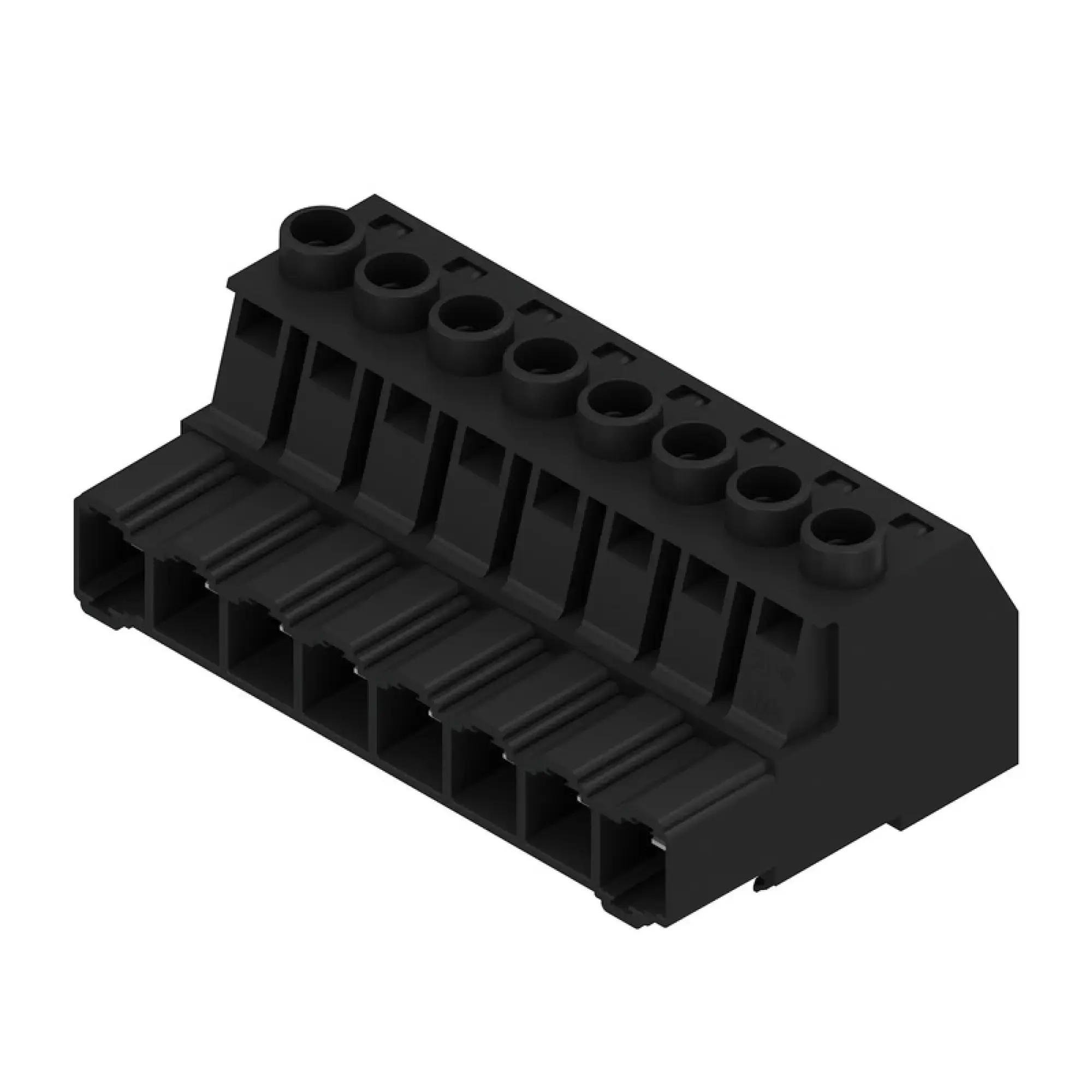 Weidmüller 1962400000 PCB connector (wire connection), 1000 V, 78 A, Pitch in mm: 10.16, 16 mm², Number of poles: 8, Clamping yoke connection, Box (img_001) Weidmüller 1962400000 PCB connector (wire connection), 1000 V, 78 A, Pitch in mm: 10.16, 16 mm², Number of poles: 8, Clamping yoke connection, Box (img_001)