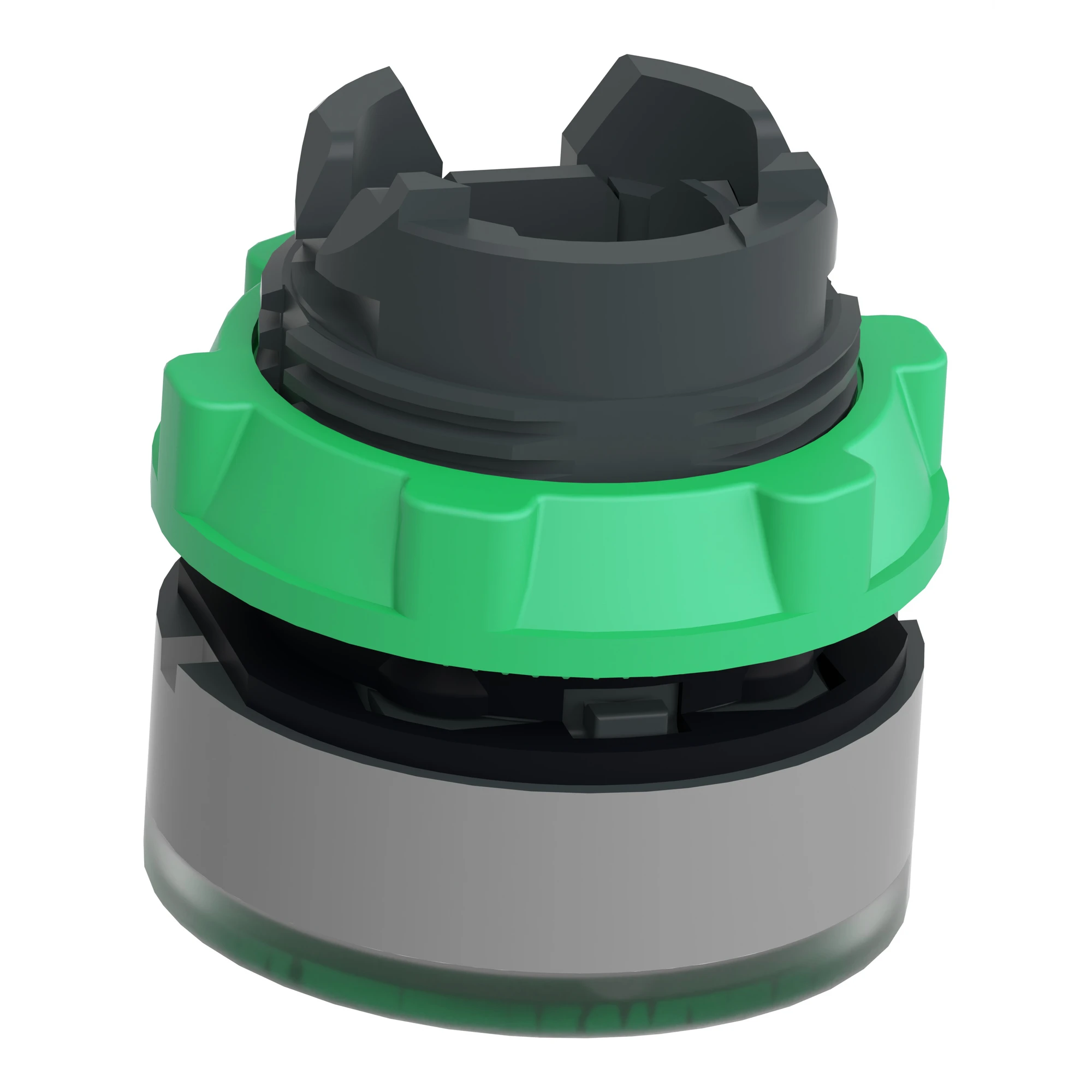 Schneider Electric ZB5AW333SC0 Illuminated push button, front element, Harmony XB5, plastic, 22mm, light grey, green, for universal LED, ribbed dome (img_007) Schneider Electric ZB5AW333SC0 Illuminated push button, front element, Harmony XB5, plastic, 22mm, light grey, green, for universal LED, ribbed dome (img_007)