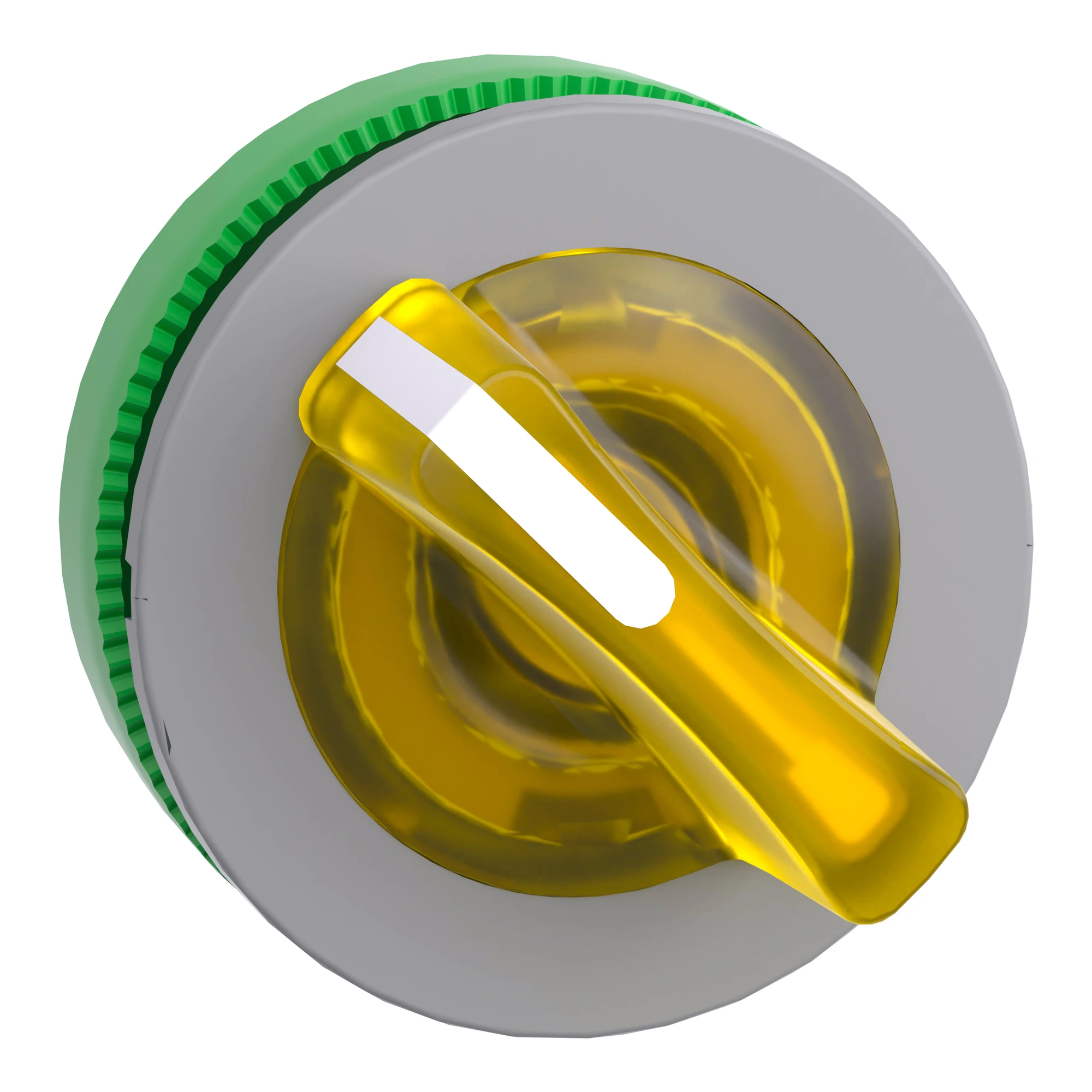 Schneider Electric ZB5FK1483C0 Illuminated selector switch, front element, Harmony XB5F, plastic, 30mm, yellow, for universal LED, 2 positions, momentary (img_001) Schneider Electric ZB5FK1483C0 Illuminated selector switch, front element, Harmony XB5F, plastic, 30mm, yellow, for universal LED, 2 positions, momentary (img_001)