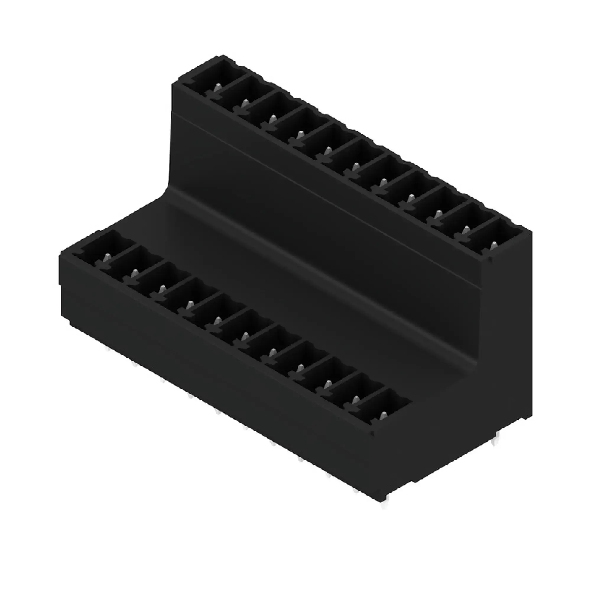 Weidmüller 1035570000 PCB connector (board connection), 160 V, 17.5 A, Pitch in mm: 3.81, Number of poles: 22, THT/THR solder connection, Box (img_001)