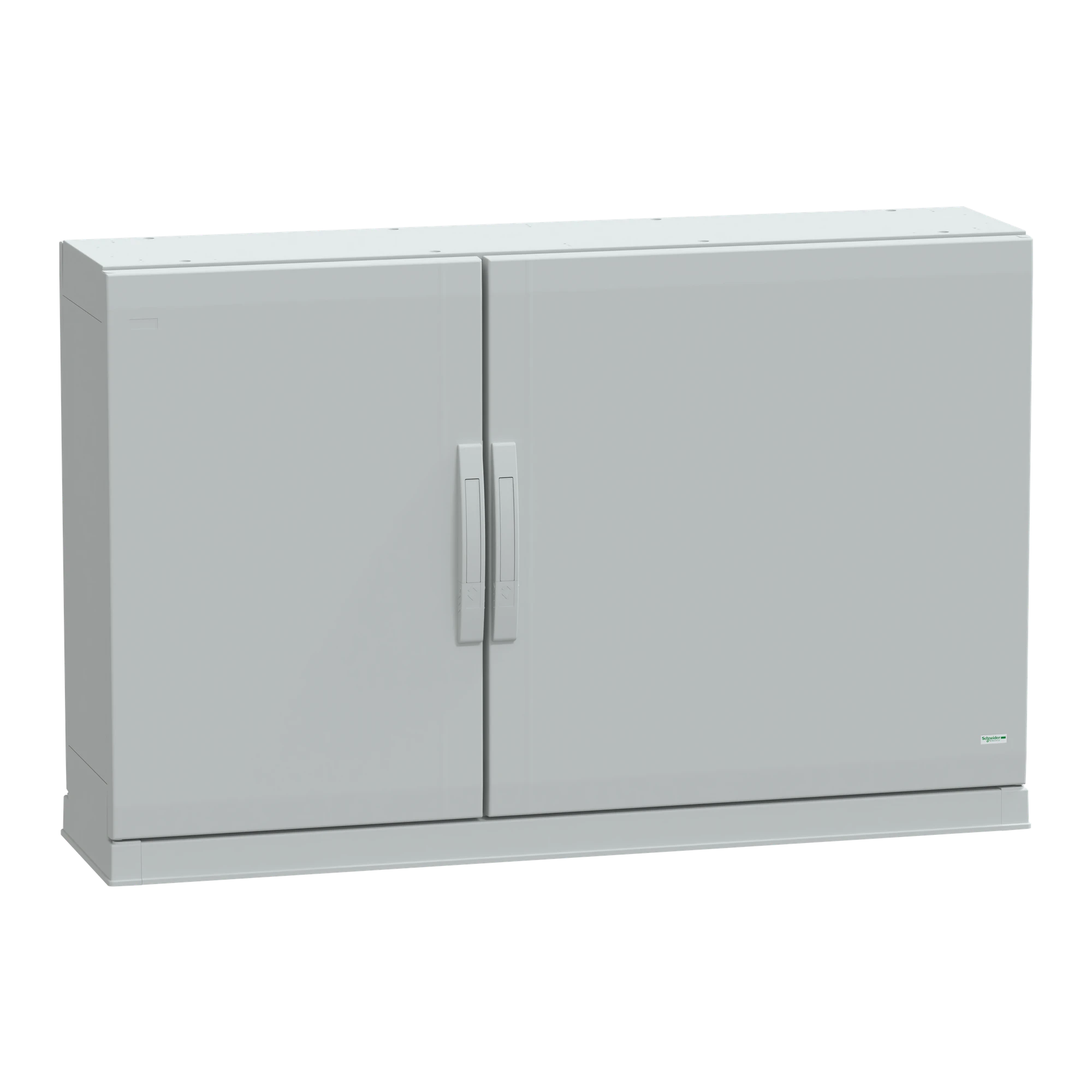 Schneider Electric NSYPLAZ7123G Polyester Enclosure, PLAZ with Base Frame, Open Bottom, 750x1250x320 IP54 (img_001)