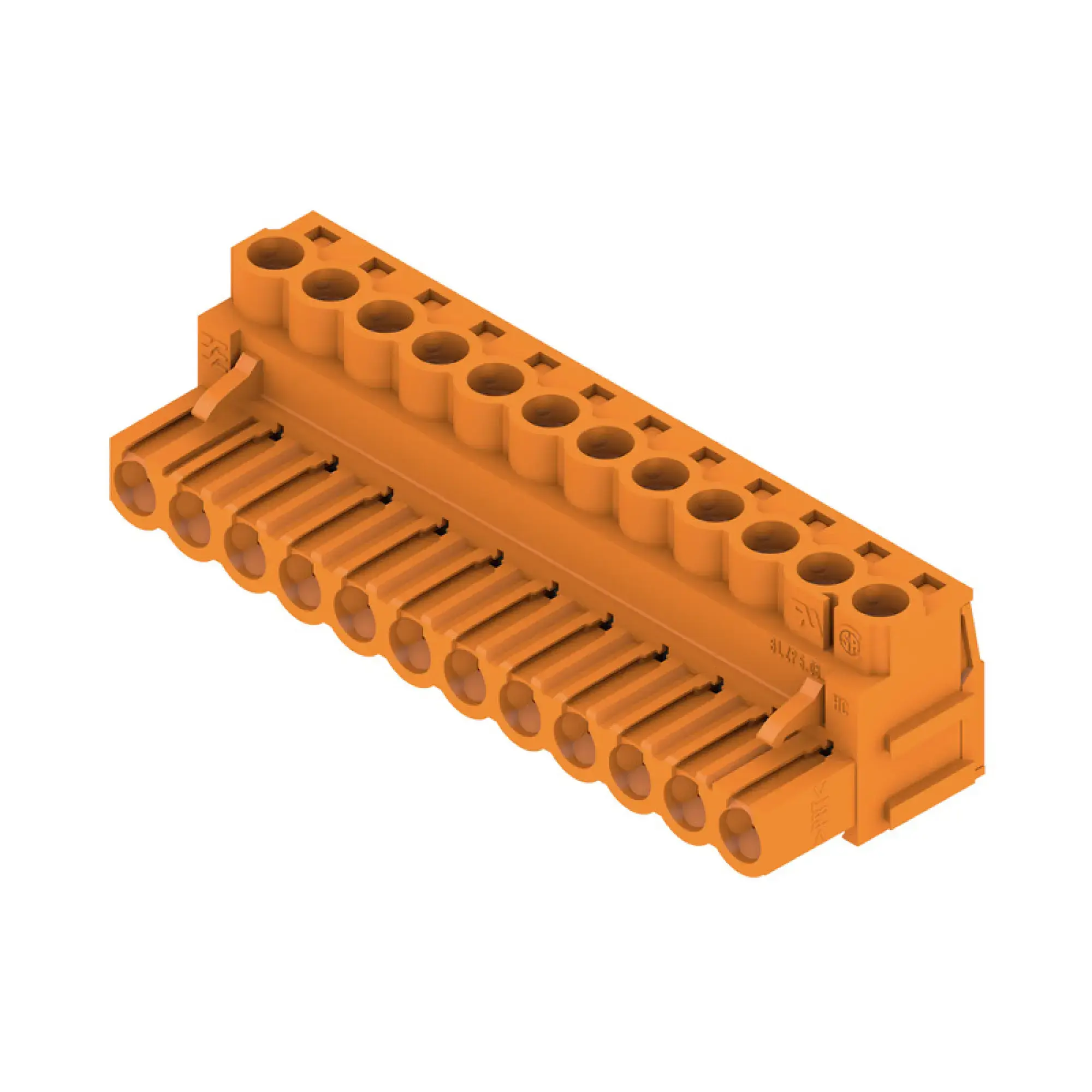 Weidmüller 2879350000 PCB connector (wire connection), 320 V, Pitch in mm: 5.08, Number of poles: 5, Clamping yoke connection, Box (img_001)