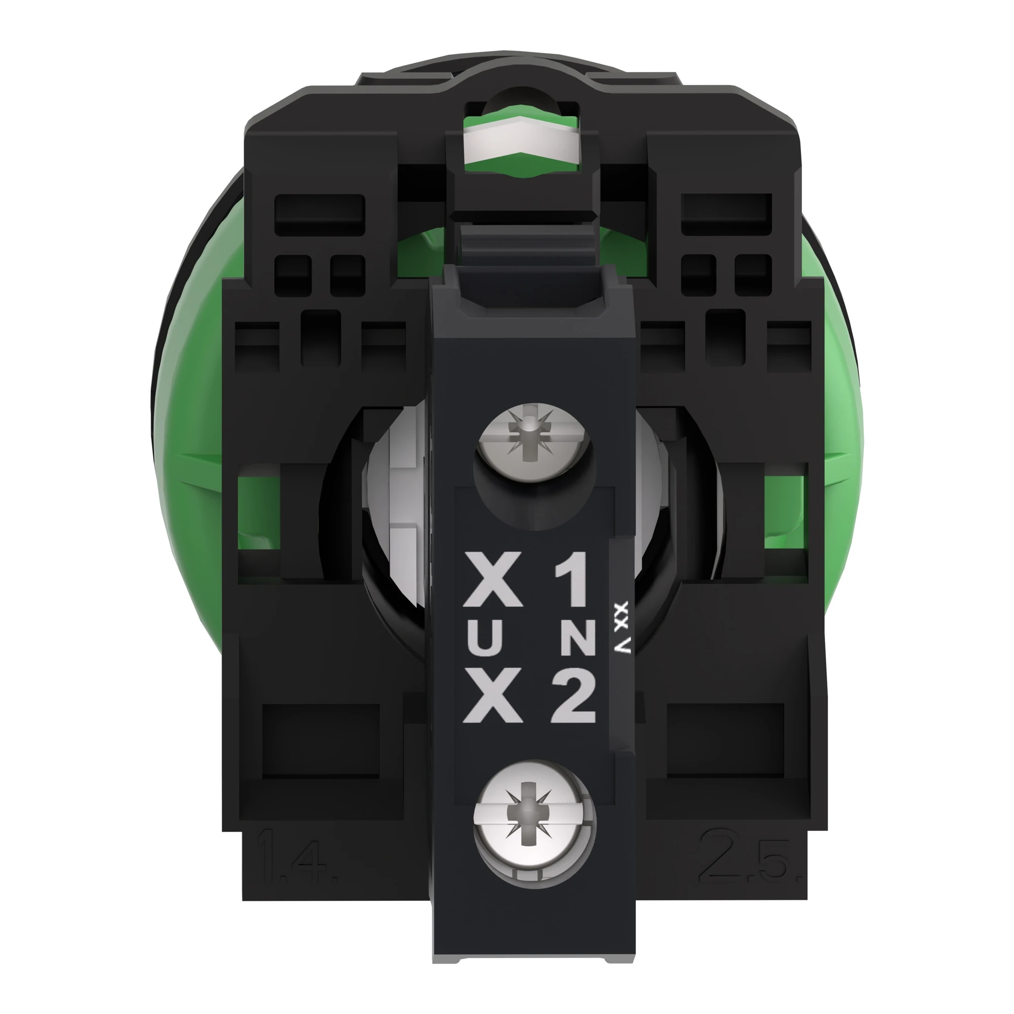 Schneider Electric XB5FVG4 Indicator light, Harmony XB5F, plastic, antimicrobial, red, 30mm, universal LED, smooth dome, 110-120V AC (img_002) Schneider Electric XB5FVG4 Indicator light, Harmony XB5F, plastic, antimicrobial, red, 30mm, universal LED, smooth dome, 110-120V AC (img_002)