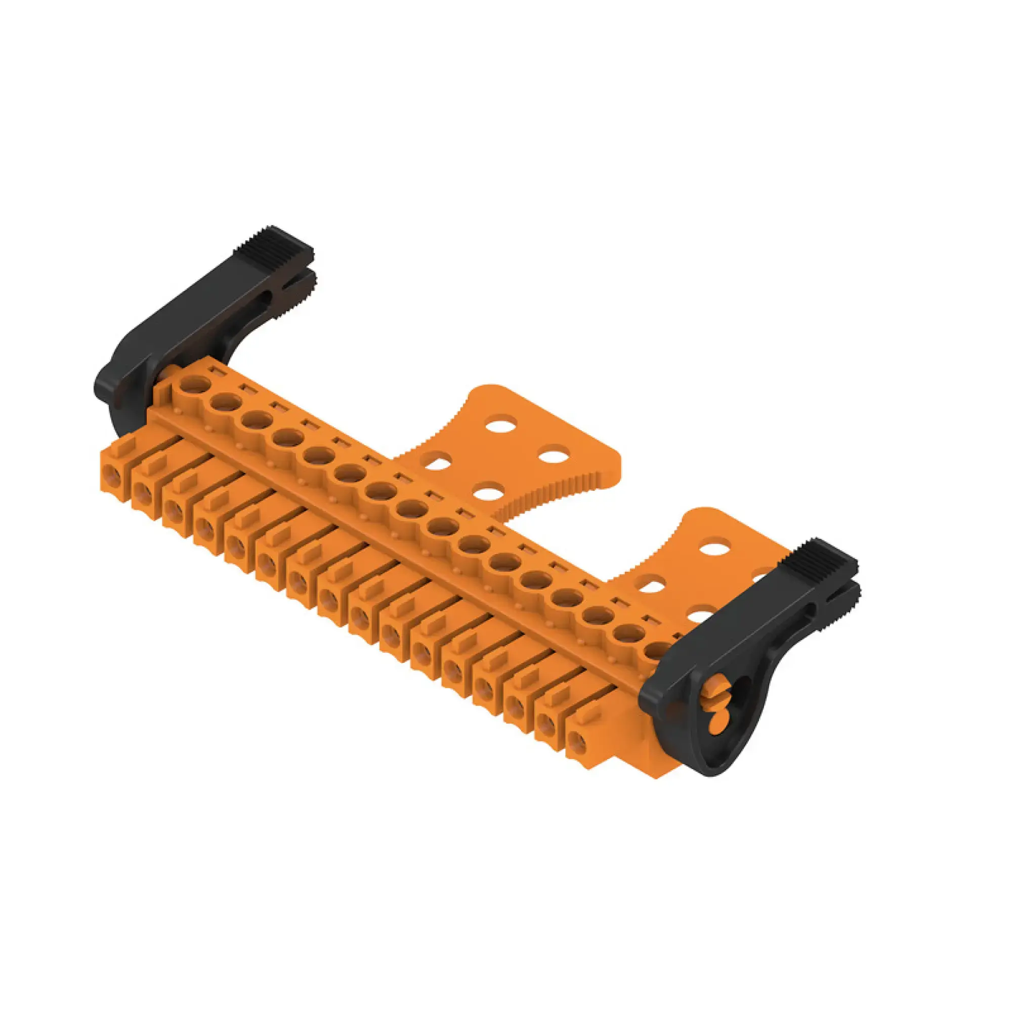 Weidmüller 2442160000 PCB connector (wire connection), 160 V, 17.5 A, Pitch in mm: 3.81, 1.5 mm², Number of poles: 16, Clamping yoke connection, Box (img_001)