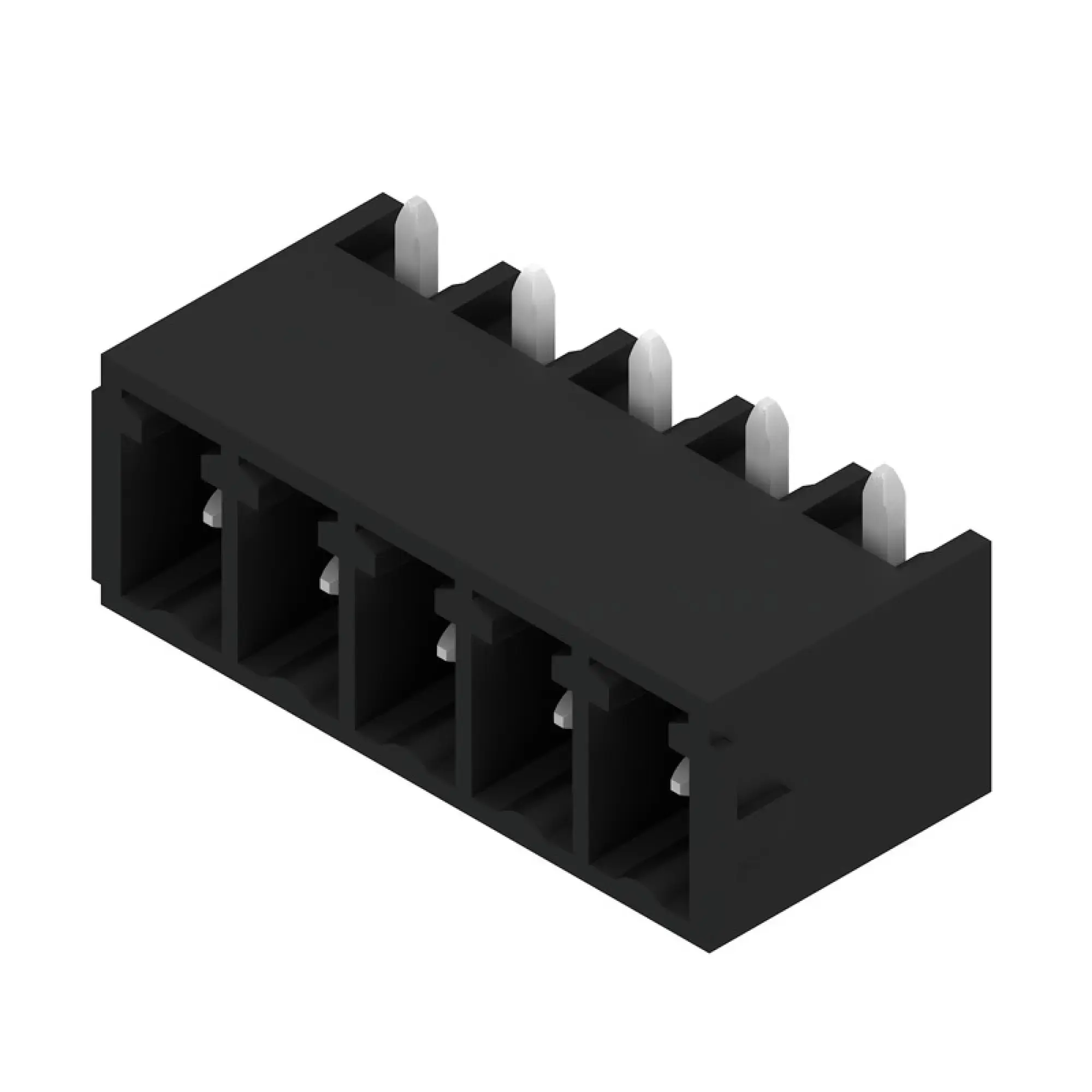 Weidmüller 2457550000 PCB connector (board connection), 160 V, 17.5 A, Pitch in mm: 3.81, Number of poles: 5, THT/THR solder connection, Tape (img_001)