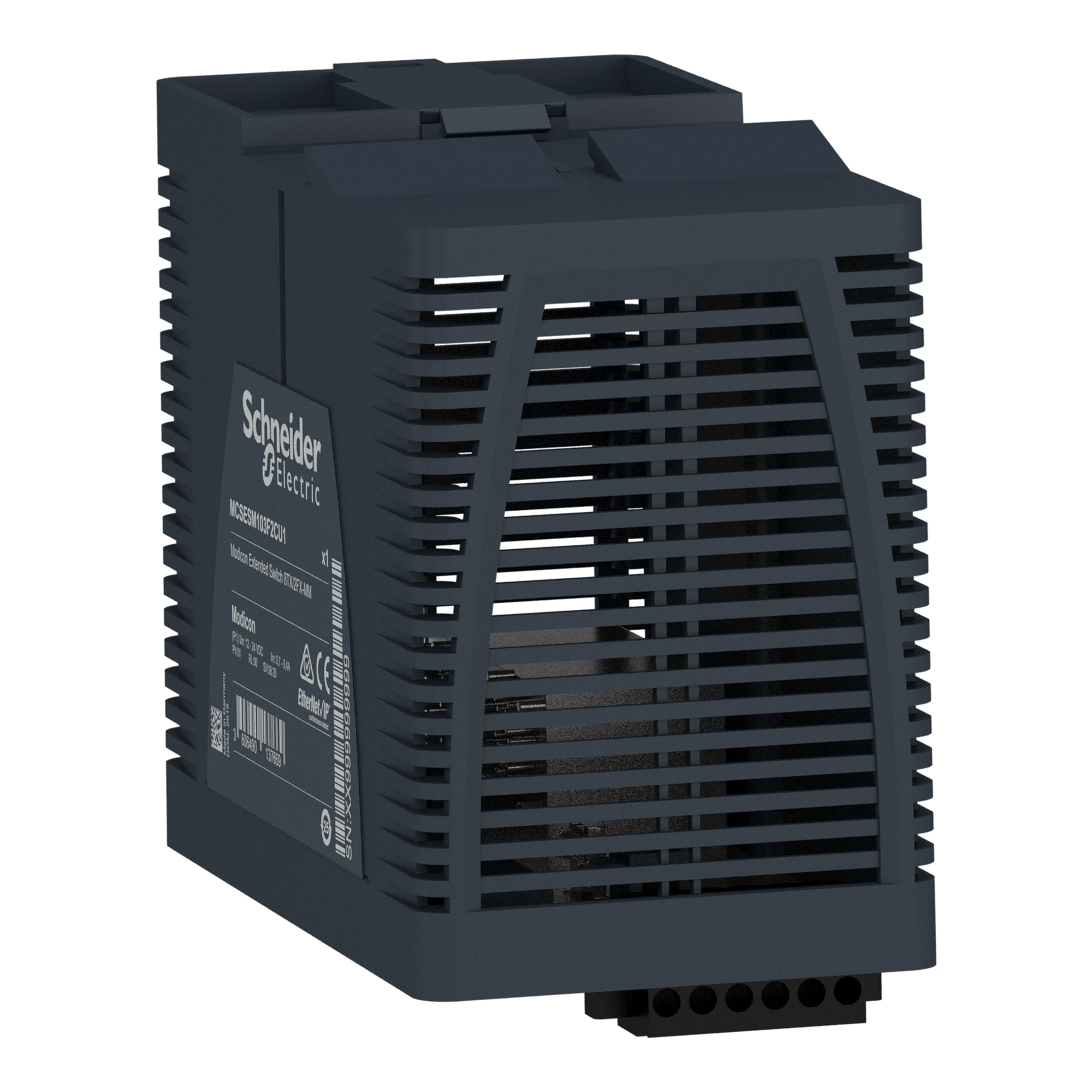 Schneider Electric MCSESM103F2CU1 Modicon Extended Managed Switch, 8 Ports for Copper (8TX 10/100 Mbps) + 2 for Multimode Fiber (2FX-MM 100 Mbps) (img_007) Schneider Electric MCSESM103F2CU1 Modicon Extended Managed Switch, 8 Ports for Copper (8TX 10/100 Mbps) + 2 for Multimode Fiber (2FX-MM 100 Mbps) (img_007)