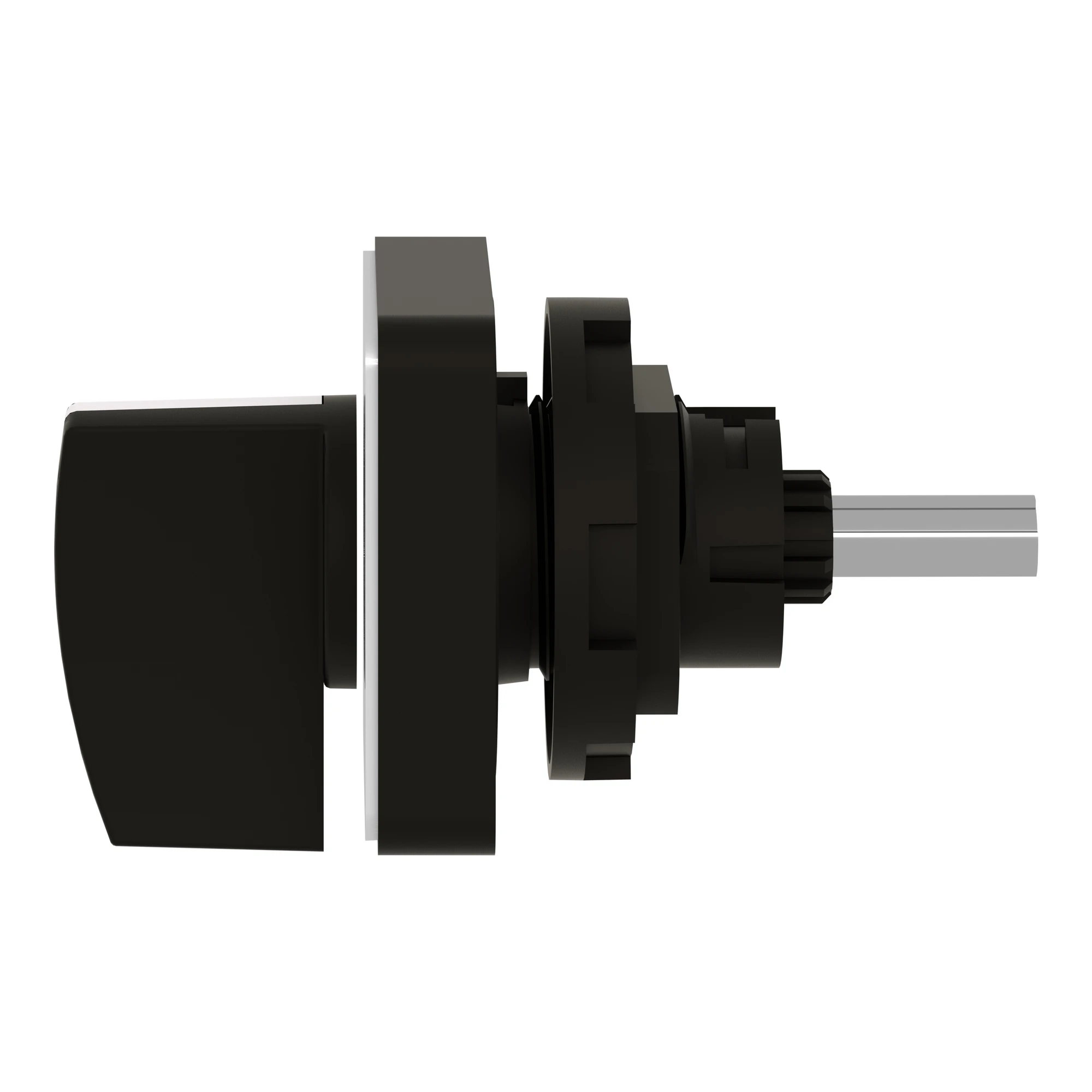 Schneider Electric KBC1H Actuating element 45x45mm, silver-colored - knob, black, for engraving (img_007) Schneider Electric KBC1H Actuating element 45x45mm, silver-colored - knob, black, for engraving (img_007)