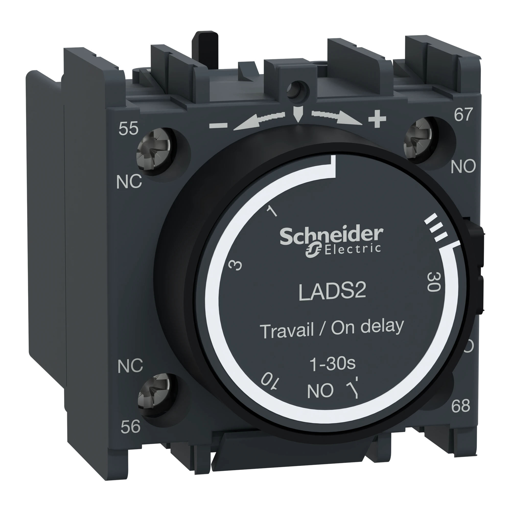 Schneider Electric LADS2 Time block, delayed actuation, 1NO+1NC, 1.00-30.00s, screw connection (img_001) Schneider Electric LADS2 Time block, delayed actuation, 1NO+1NC, 1.00-30.00s, screw connection (img_001)