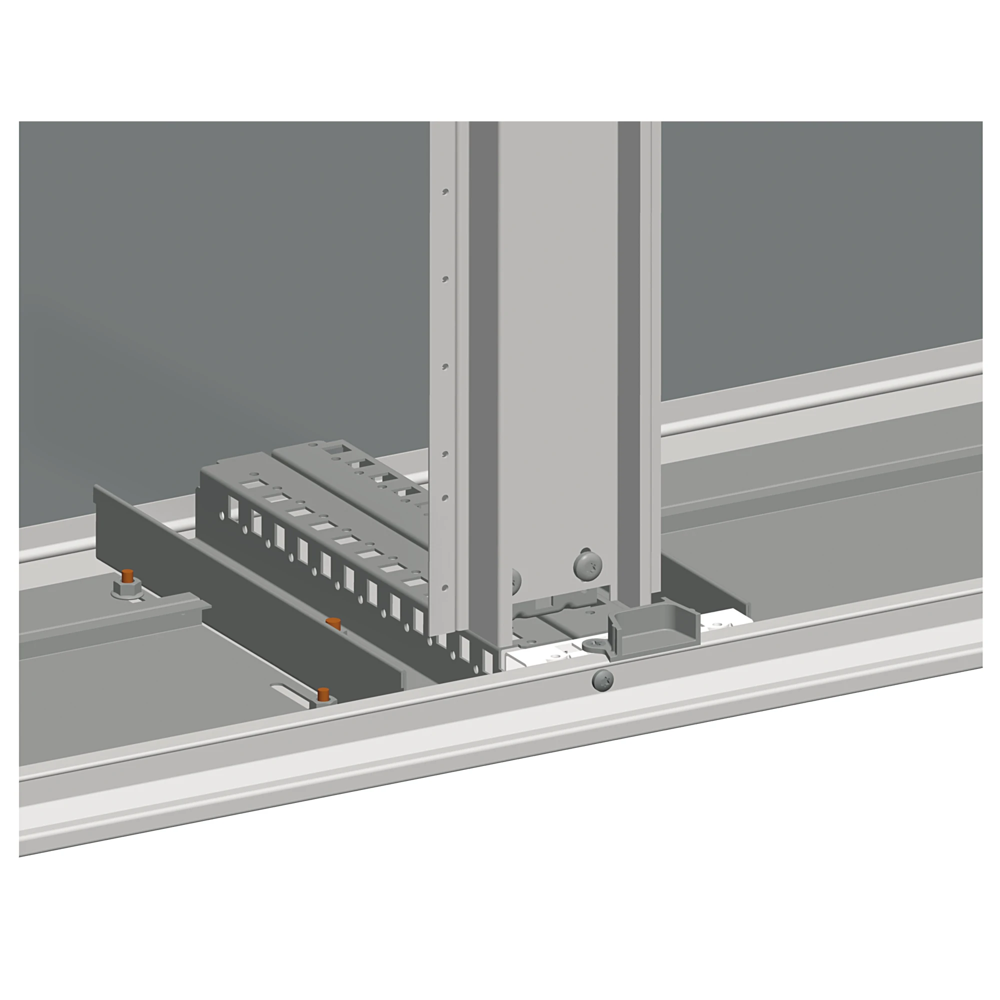 Schneider Electric NSYSTBR4 Spacial SM depth adjustment rail top/bottom, 400mm (img_001)