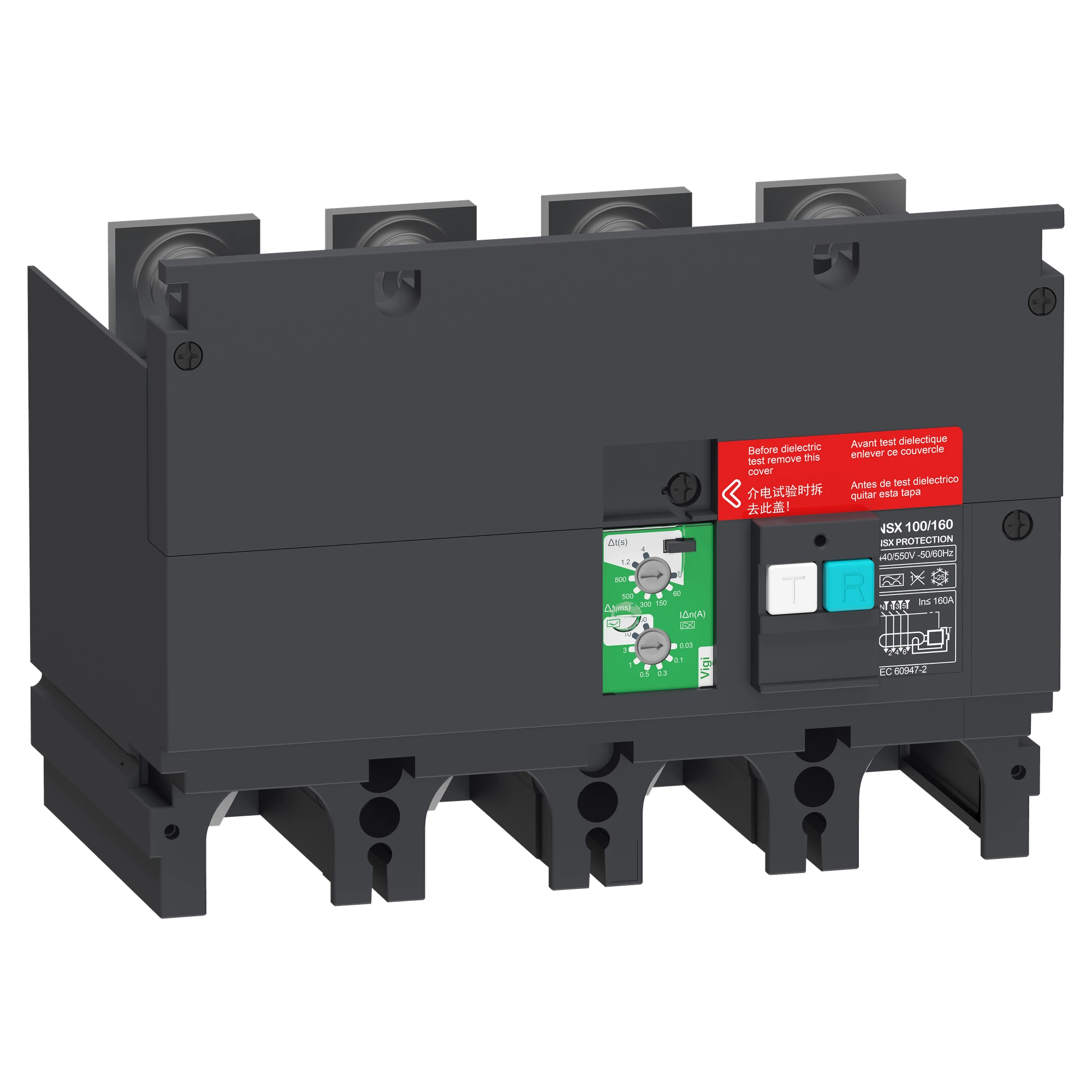 Schneider Electric LV429491 Residual Current Protection Add-on Module VigiPacT for ComPacT NSX 100/160 4P, 440 VAC to 550 VAC, 30 mA to 30 A, Type A (img_001) Schneider Electric LV429491 Residual Current Protection Add-on Module VigiPacT for ComPacT NSX 100/160 4P, 440 VAC to 550 VAC, 30 mA to 30 A, Type A (img_001)