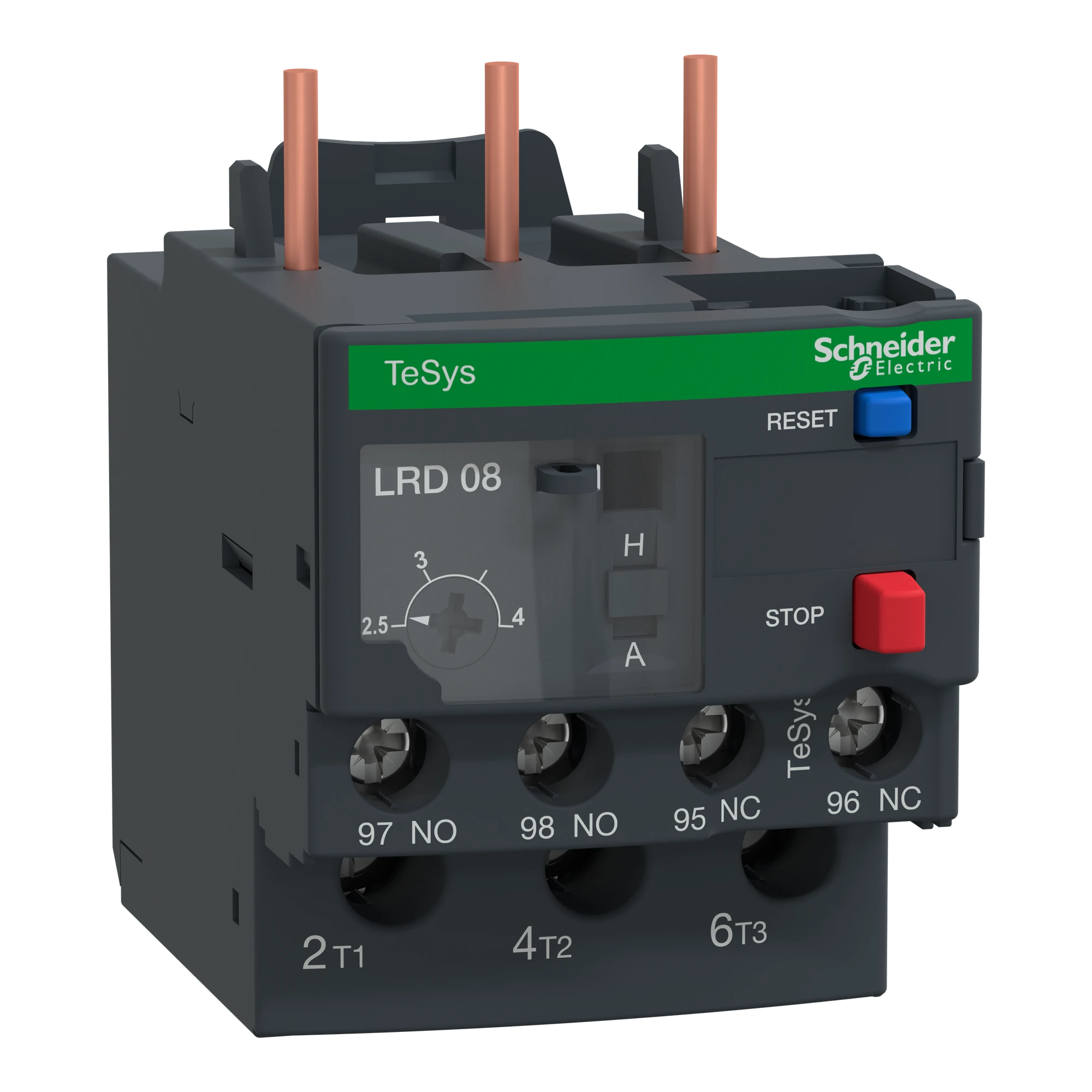 Schneider Electric LRD08 Motor protection relay, 2.5-4A, 1NO+1NC, Class 10A (img_001) Schneider Electric LRD08 Motor protection relay, 2.5-4A, 1NO+1NC, Class 10A (img_001)