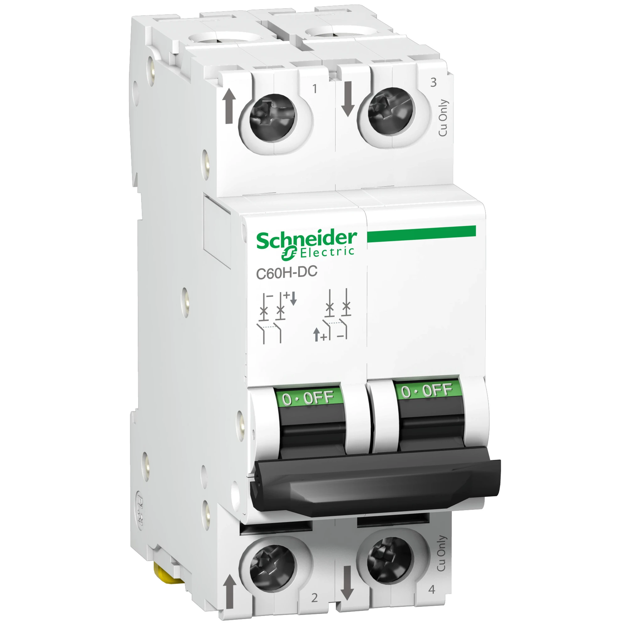 Schneider Electric A9N61533 Circuit Breaker C60H-DC, 2P, 25A, C-Characteristic (img_001) Schneider Electric A9N61533 Circuit Breaker C60H-DC, 2P, 25A, C-Characteristic (img_001)