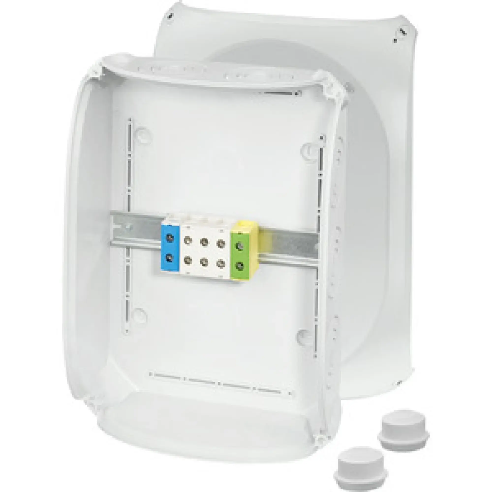 Hensel 62000229 Kabelabzweigkasten 1,5-50 qmm 3phasig, 5pol. Klemme KF 5050 A (img_001) Hensel 62000229 Kabelabzweigkasten 1,5-50 qmm 3phasig, 5pol. Klemme KF 5050 A (img_001)