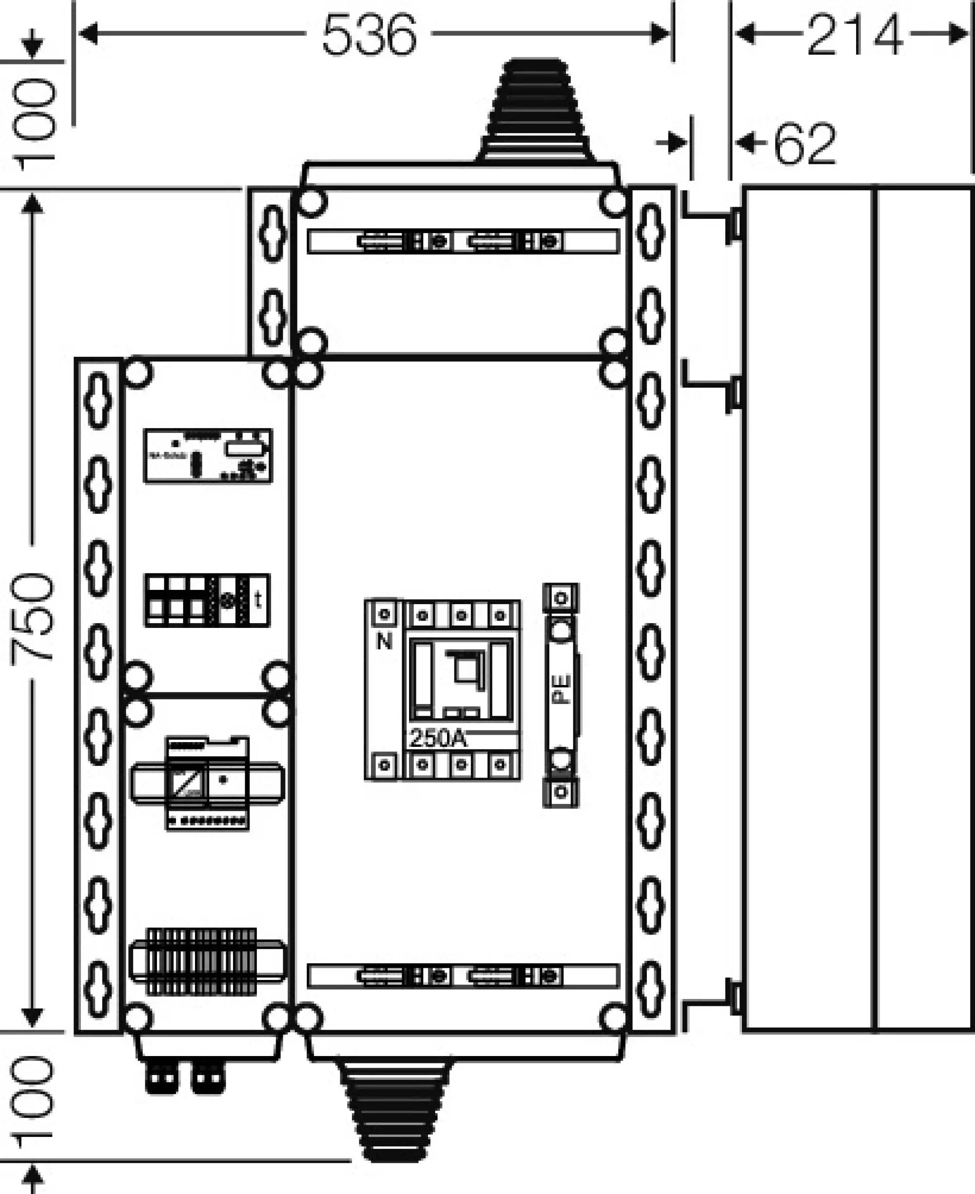 Hensel 20001473 PV-Freischaltstelle, 150 kVA, 4-polig mit Leistungsschalter und NA-Schutz Mi AE 1244 (img_003) Hensel 20001473 PV-Freischaltstelle, 150 kVA, 4-polig mit Leistungsschalter und NA-Schutz Mi AE 1244 (img_003)