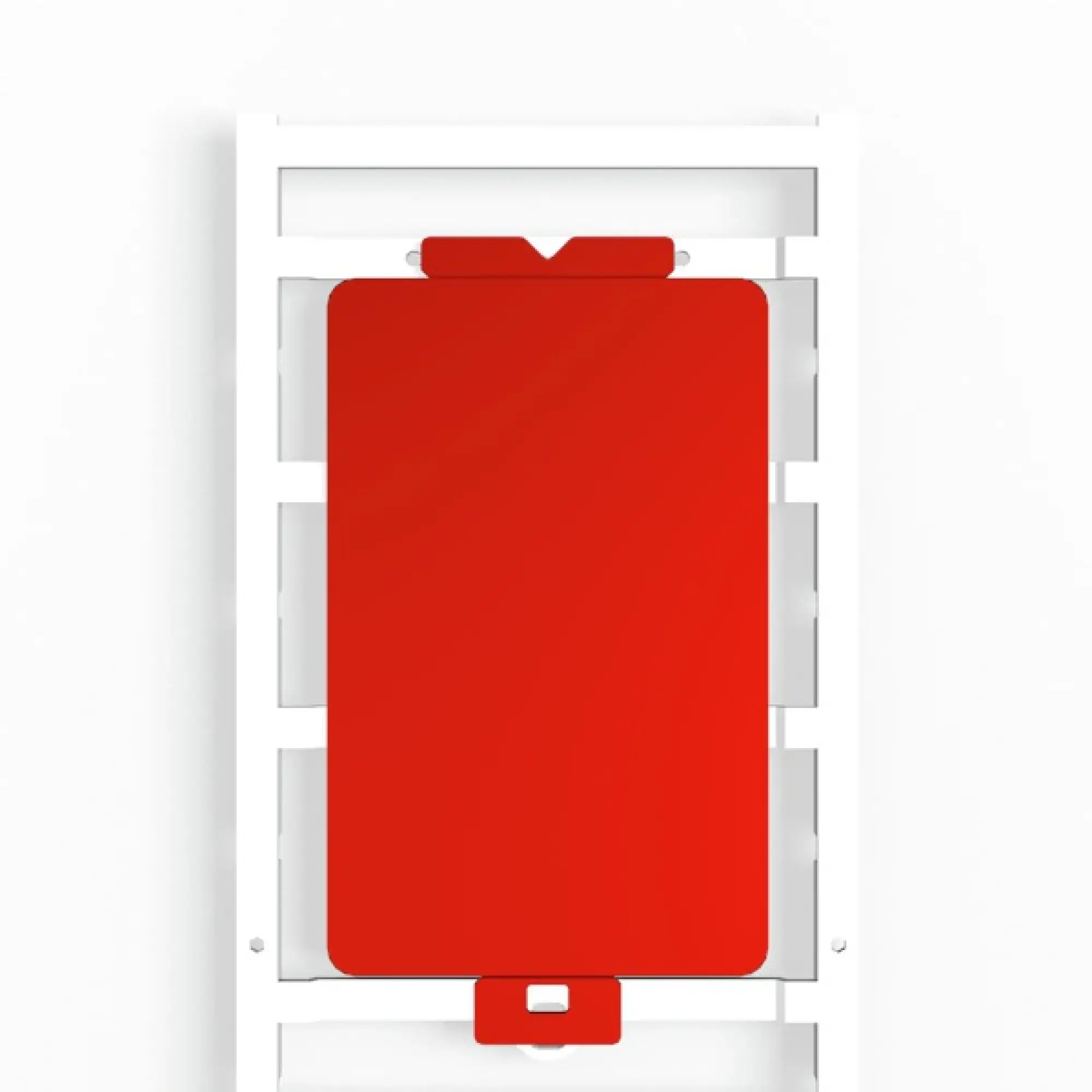 Weidmüller 1288390000 Device marking, Width: 85 mm, Polyamide 66, red, Operating temperature range: -40...60 °C (img_001)