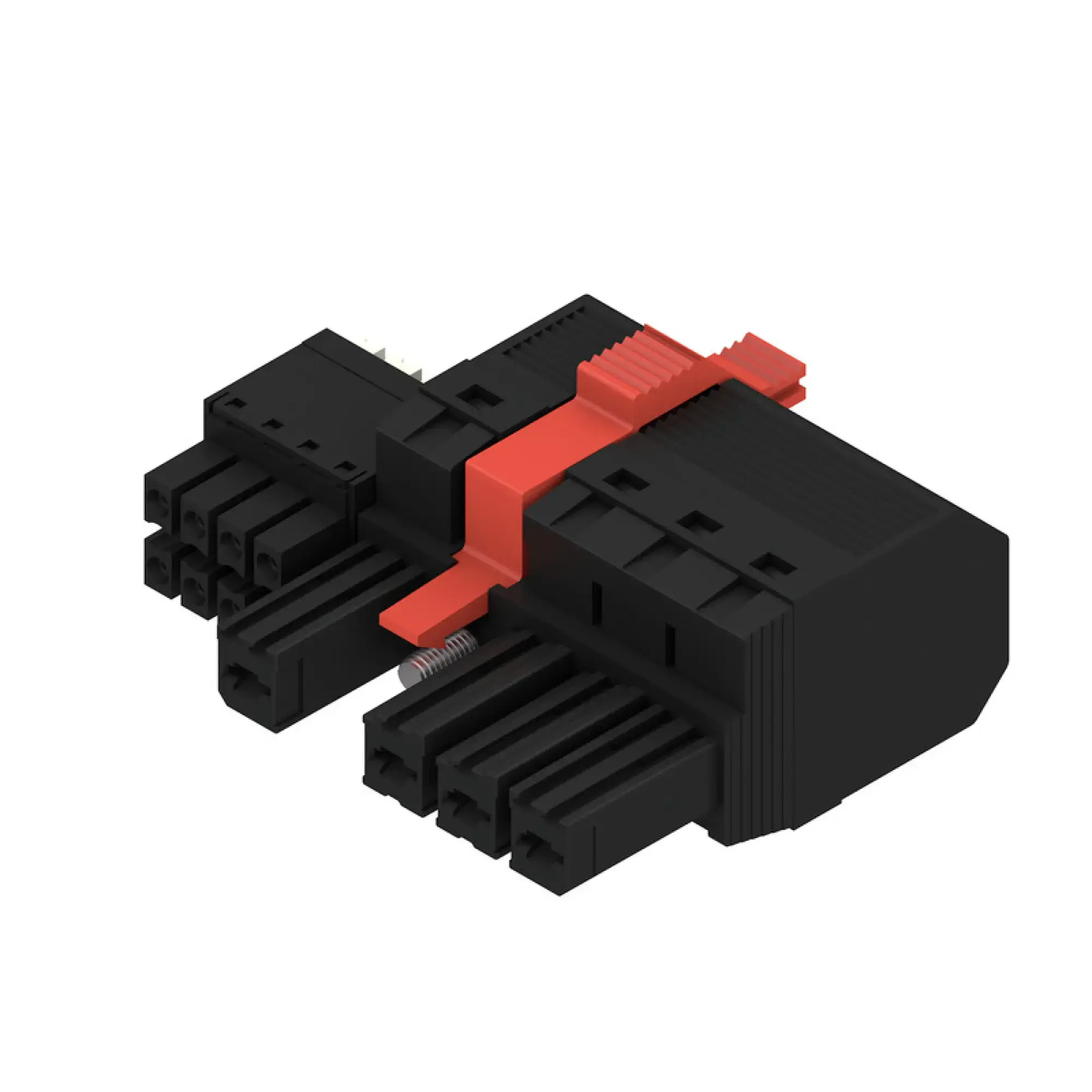 Weidmüller 1157210000 Hybrid connector (wire connection), 7.62 mm, Number of poles: 4, PUSH IN with actuator, PUSH IN without actuator (img_001)