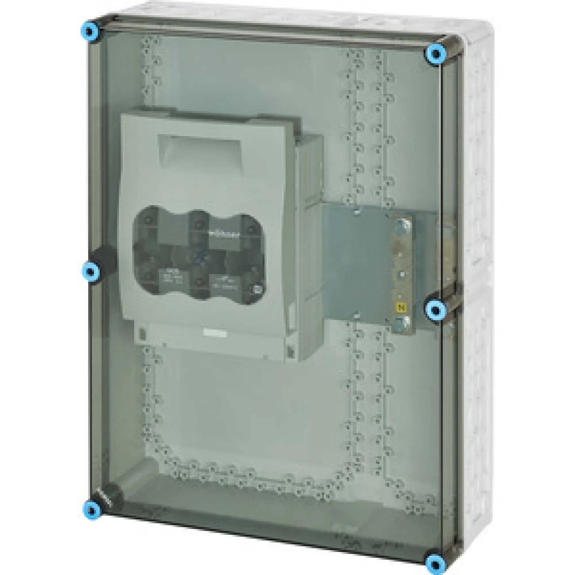 Hensel 20001418 Mi-NH-Sicherungslasttrennschaltergehäuse , 1xNH 2, 3pol. 400 A+PE+N Mi 5652 (img_001) Hensel 20001418 Mi-NH-Sicherungslasttrennschaltergehäuse , 1xNH 2, 3pol. 400 A+PE+N Mi 5652 (img_001)