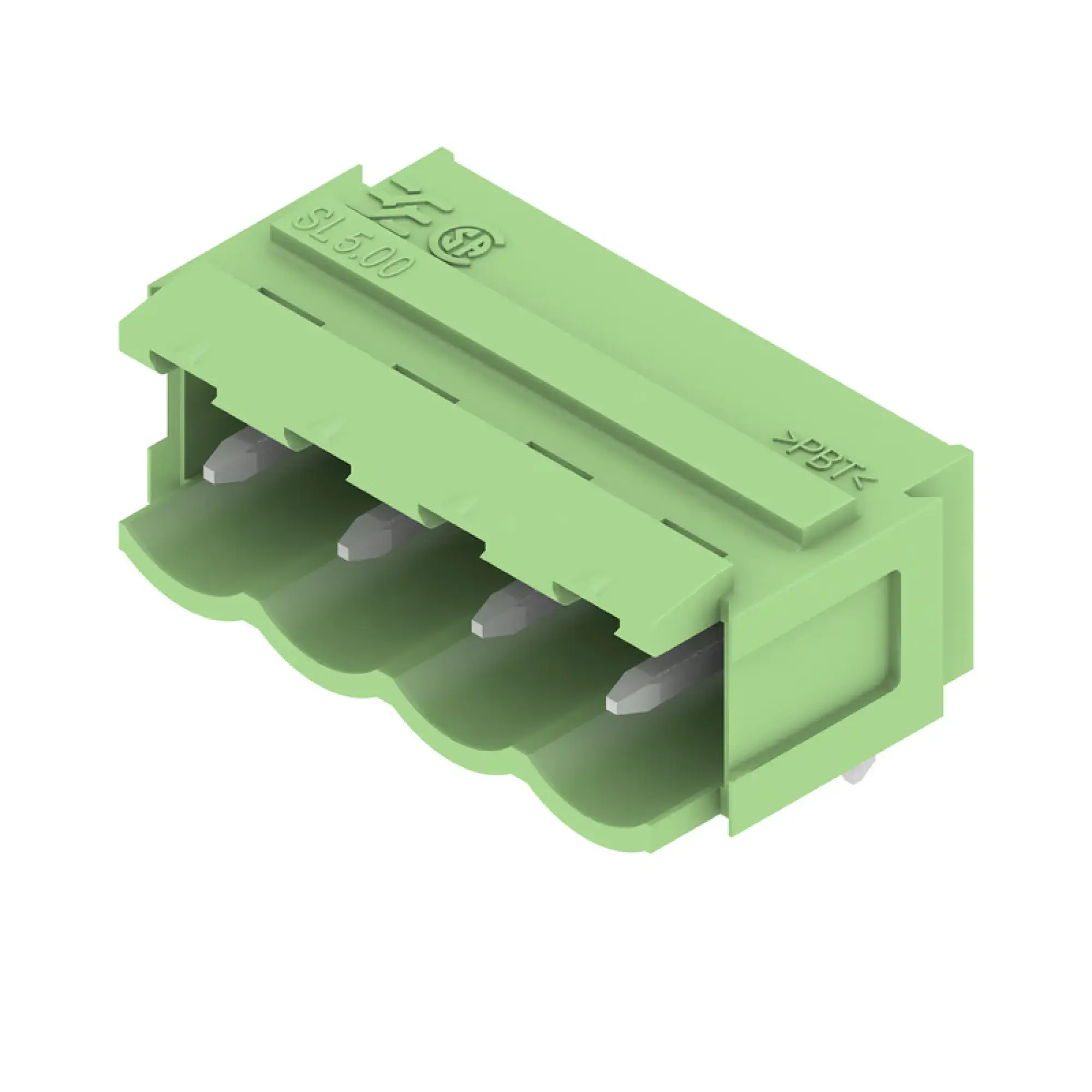 Weidmüller 1167140000 PCB connector (board connection), 320 V, 18 A, Pitch in mm: 5.00, Number of poles: 4, THT solder connection, Box (img_001)