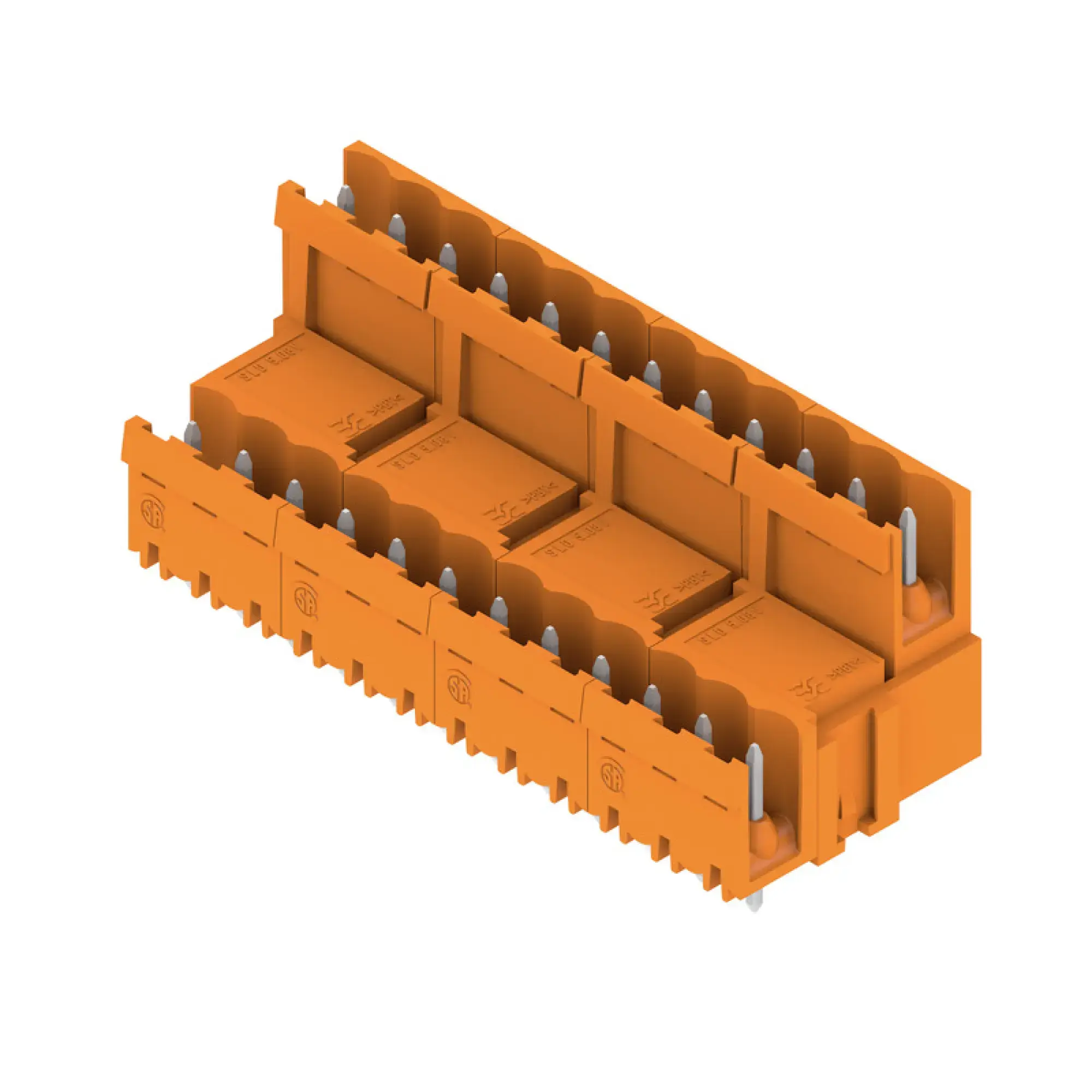 Weidmüller 1725750000 PCB connector (board connection), 250 V, 14 A, Pitch in mm: 5.08, Number of poles: 24, THT solder connection, Box (img_001)