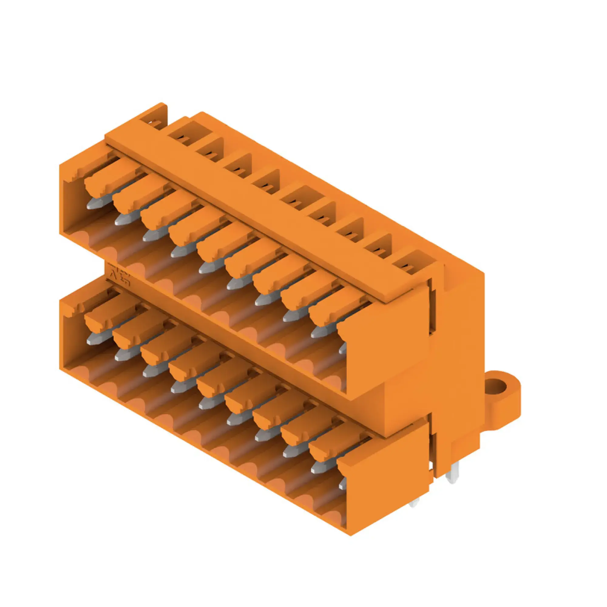 Weidmüller 1633660000 PCB connector (board connection), 160 V, 10.5 A, Pitch in mm: 3.50, Number of poles: 20, THT solder connection, Box (img_001)