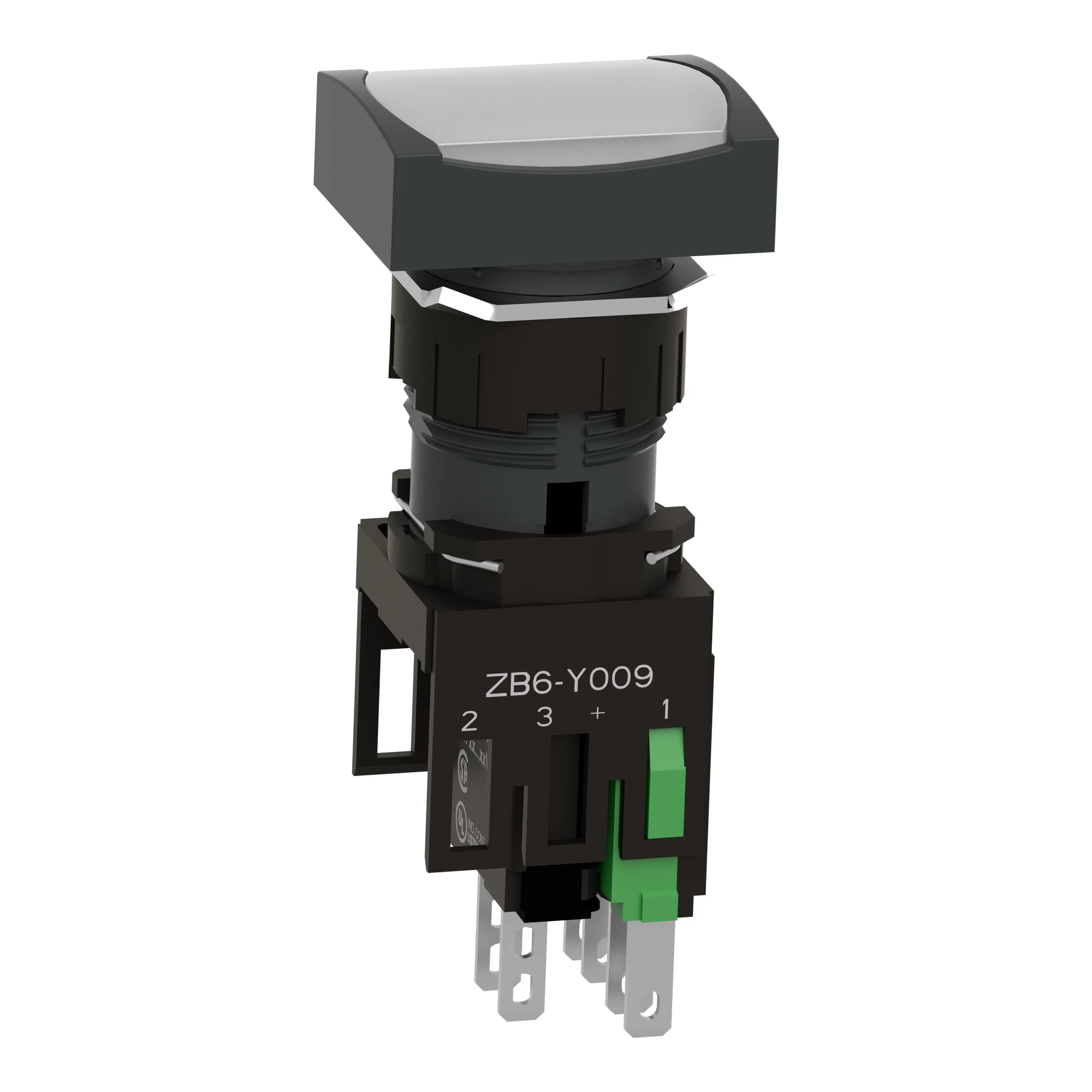 Schneider Electric XB6DW1B1B Illuminated push-button switch, white Ø 16, flat, non-latching, 24 V, 1NO (img_004) Schneider Electric XB6DW1B1B Illuminated push-button switch, white Ø 16, flat, non-latching, 24 V, 1NO (img_004)