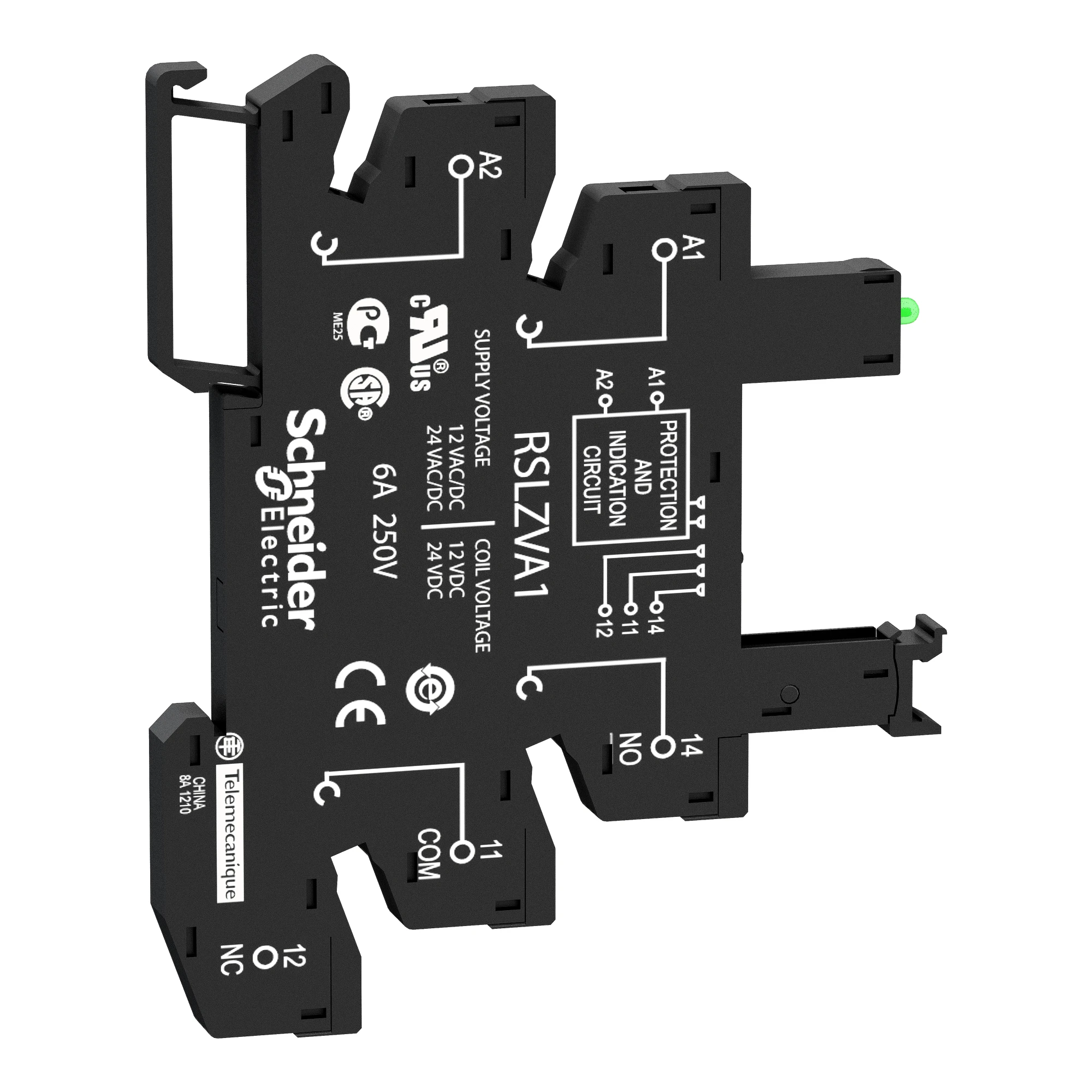 Schneider Electric RSLZVA2 Base for narrow interface relay RSL, LED, screw terminals, 48/60 VAC/DC (img_004) Schneider Electric RSLZVA2 Base for narrow interface relay RSL, LED, screw terminals, 48/60 VAC/DC (img_004)