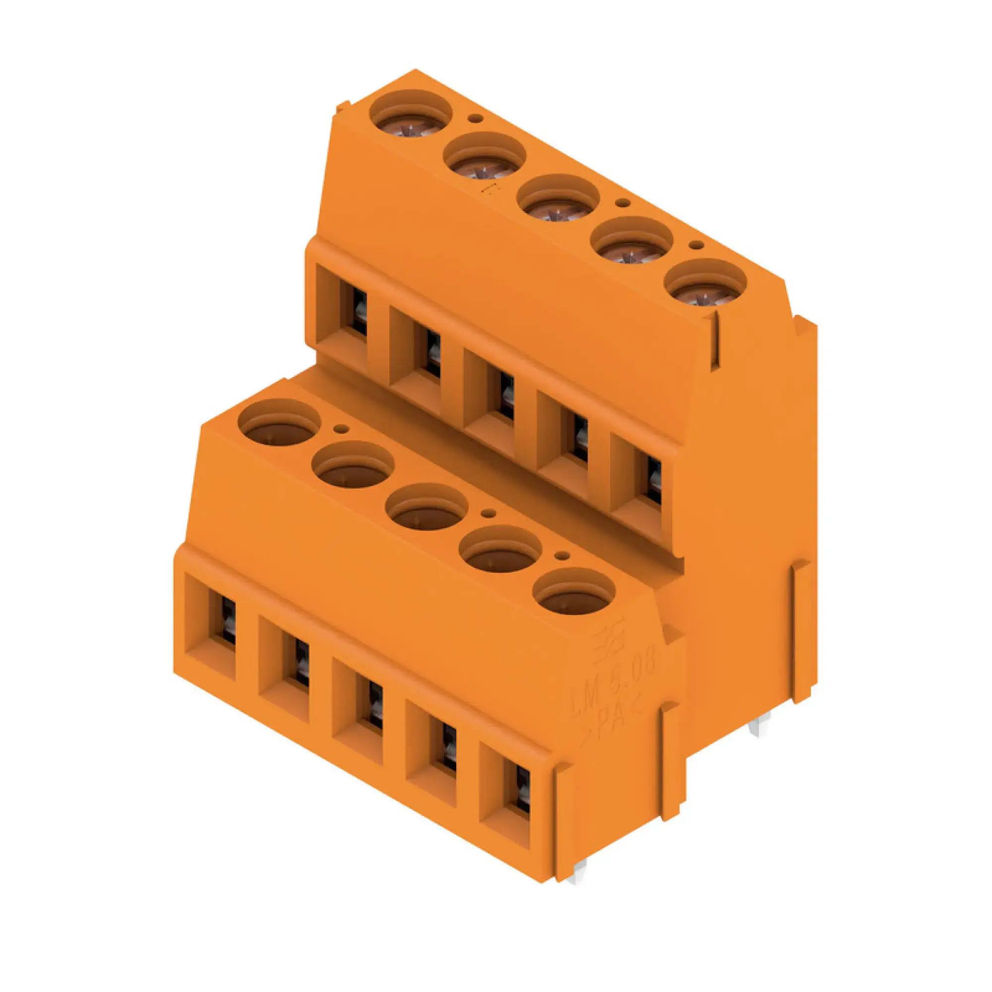Weidmüller 1768880000 PCB terminal, 320 V, 17.5 A, Pitch in mm: 5.08, 2.5 mm², Number of poles: 10, Clamping yoke connection, THT solder connection, 90°, Box (img_001) Weidmüller 1768880000 PCB terminal, 320 V, 17.5 A, Pitch in mm: 5.08, 2.5 mm², Number of poles: 10, Clamping yoke connection, THT solder connection, 90°, Box (img_001)
