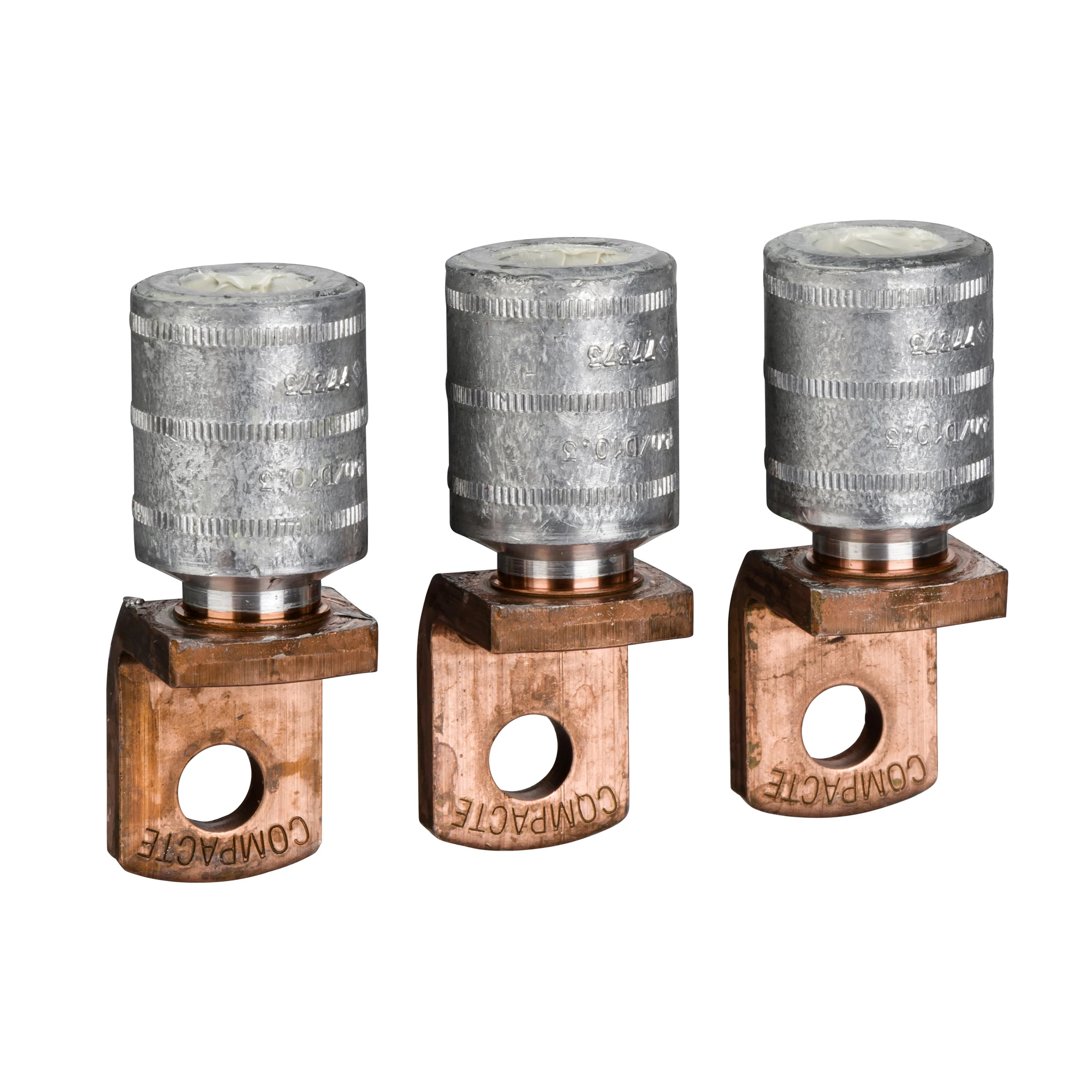 Schneider Electric LV429504 Crimped cable lugs for aluminium cables (3 pcs.), 150mm², with phase barriers (img_001) Schneider Electric LV429504 Crimped cable lugs for aluminium cables (3 pcs.), 150mm², with phase barriers (img_001)