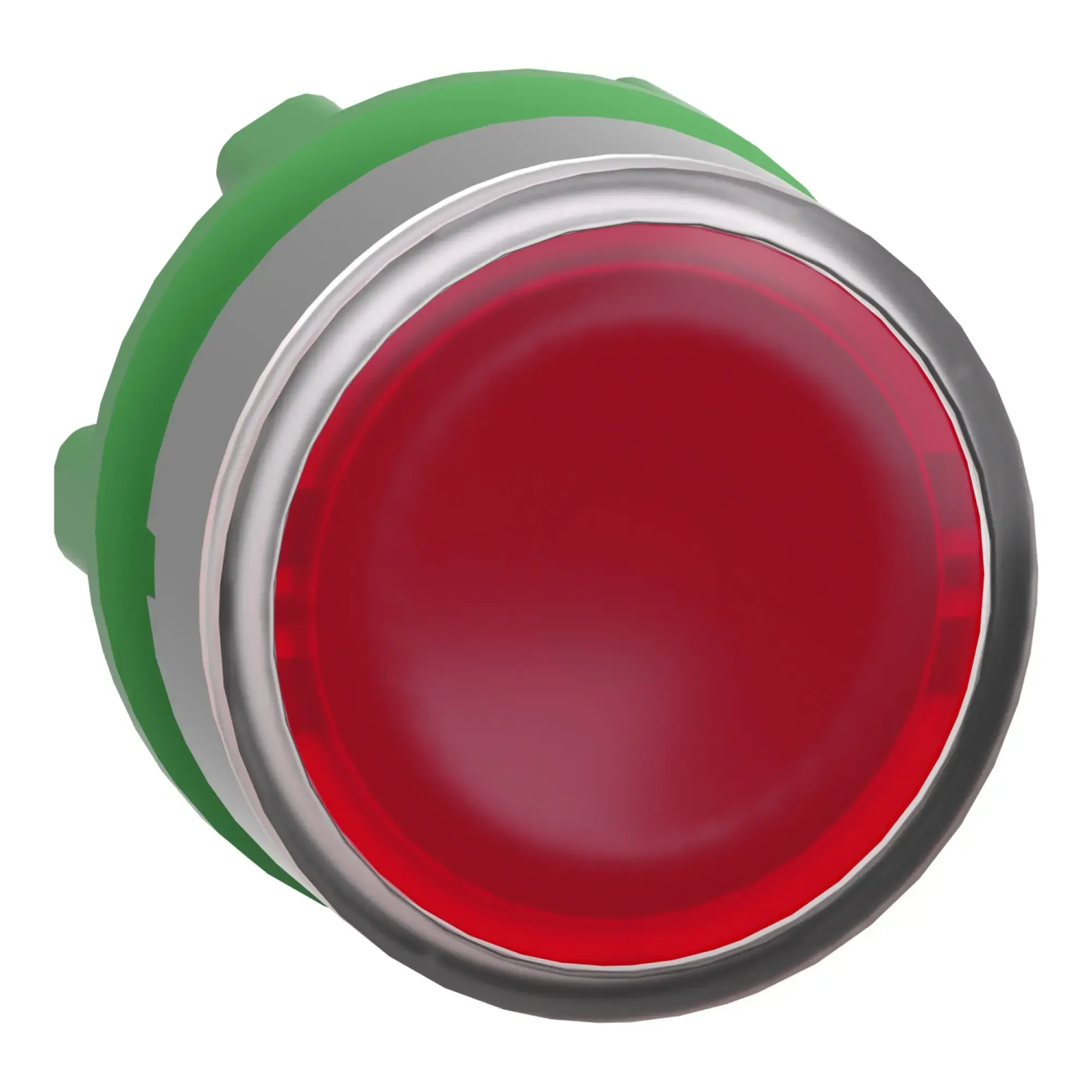 Schneider Electric ZB5AW343C0 Illuminated Pushbutton, Front Element, Harmony XB5, Plastic, 22mm, light grey, red, for universal LED (img_008)