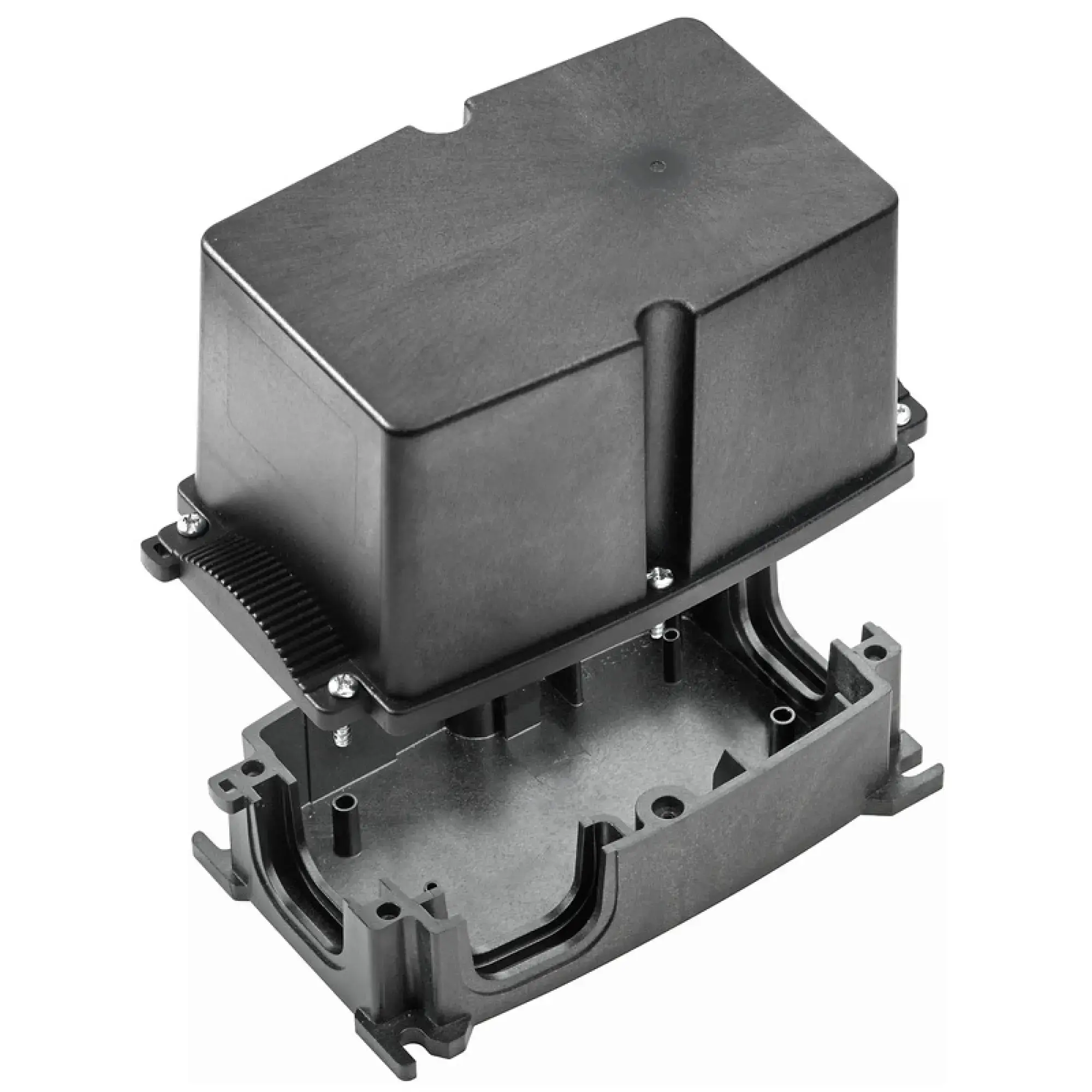 Weidmüller 2703920000 Plastic housing, FieldPower®, 104 x 183 x 129 mm, Gland plates: , untreated, black (img_001)