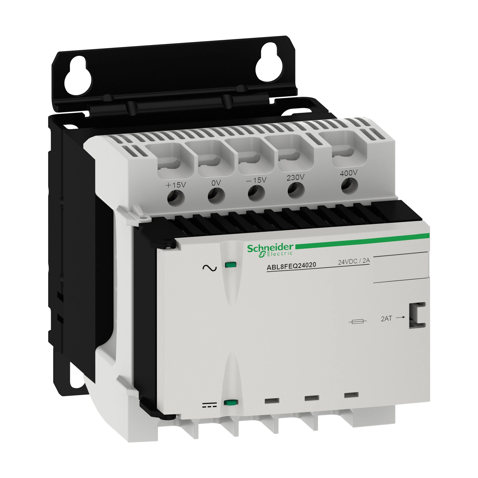 Schneider Electric ABL8FEQ24020 Power supply, Modicon ABL8, rectified, filtered, 1-/2-phase, 230-400V AC, 24V DC, 2A, 48W (img_001)