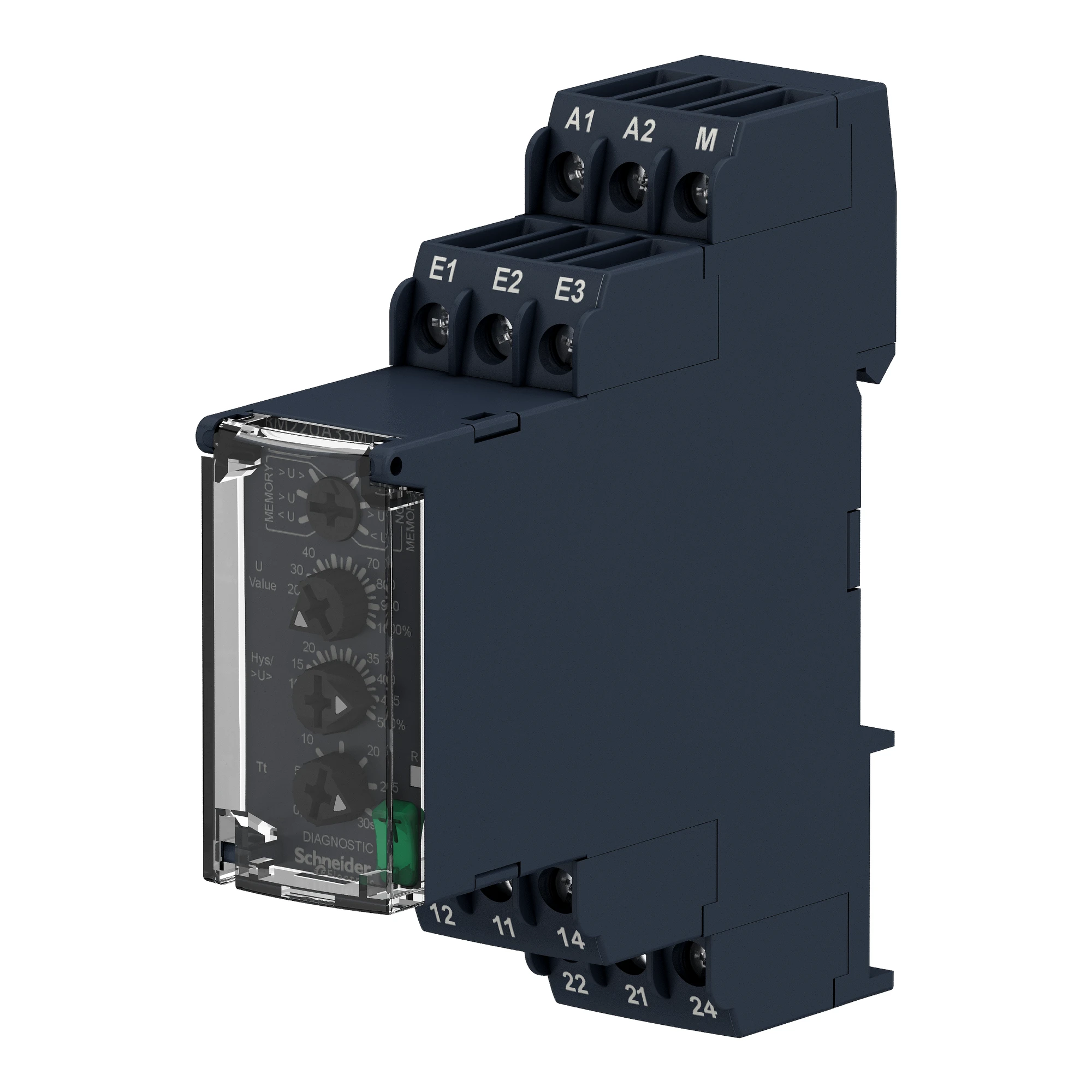 Schneider Electric RM22UA33MT Monitoring for over/under voltage with memory, 15-500 VAC/DC, 2 W (img_004) Schneider Electric RM22UA33MT Monitoring for over/under voltage with memory, 15-500 VAC/DC, 2 W (img_004)