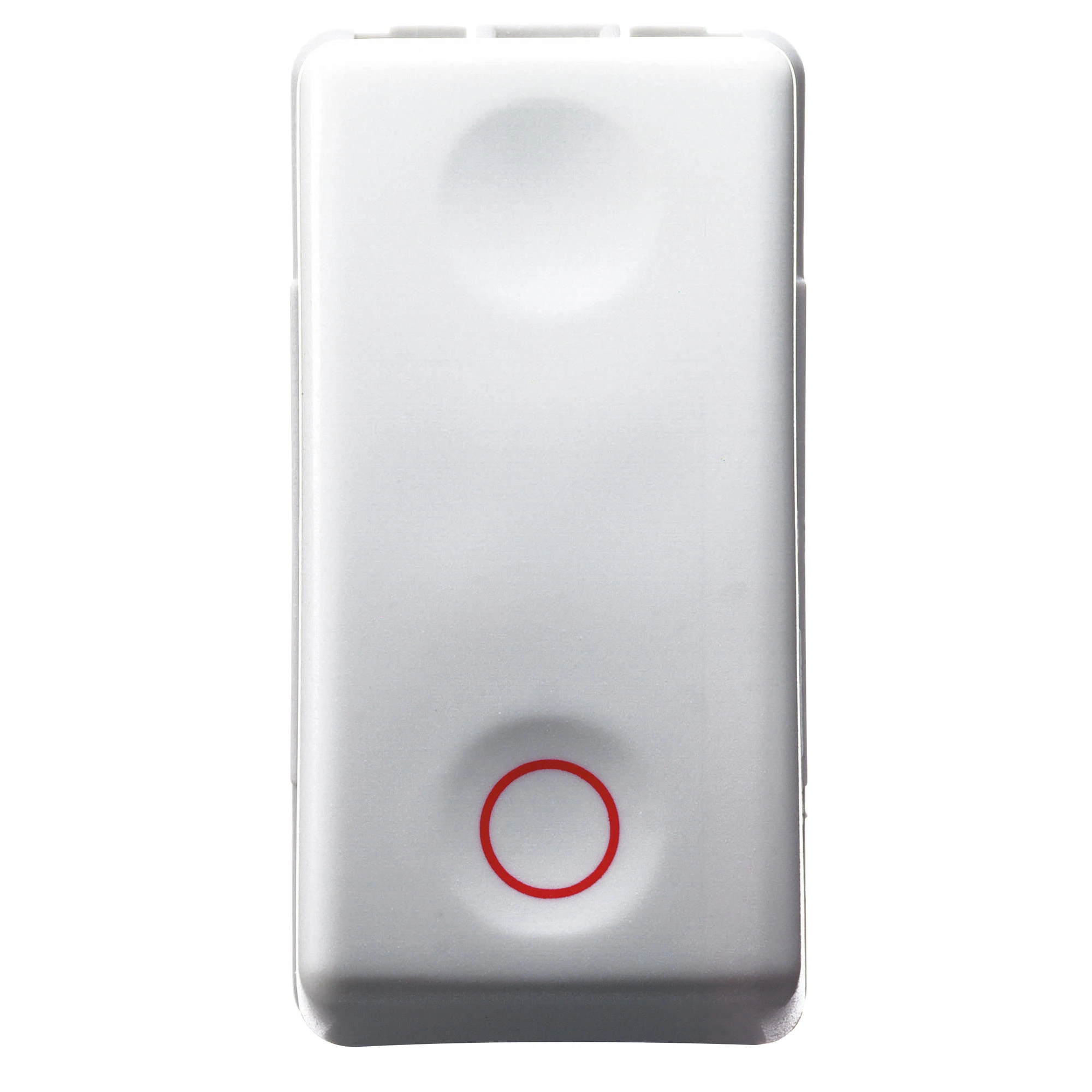 GEWISS GW20519 System Taster mit Symbol "O" 1 Schliesser 1M 1P 10A Weiss (img_001)