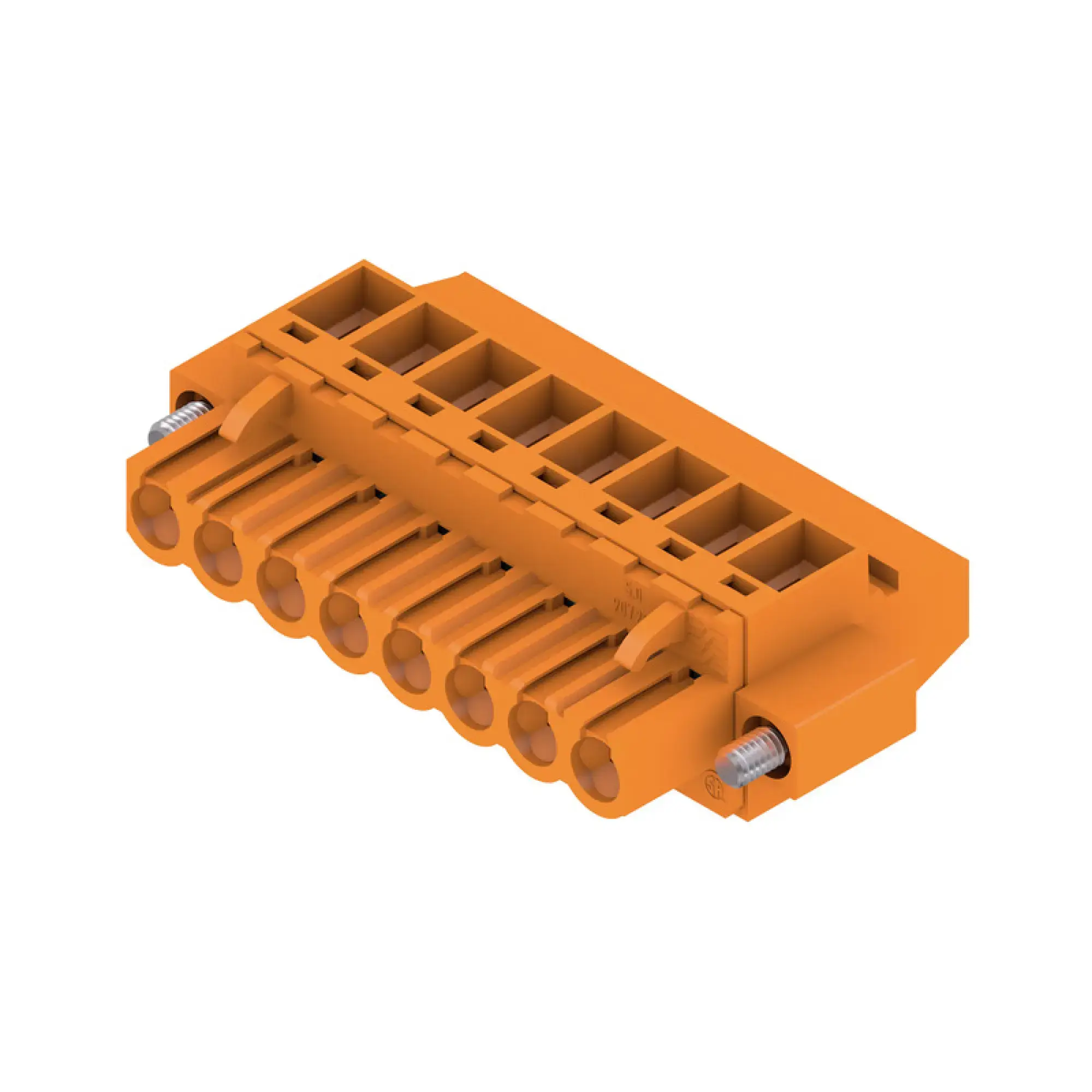 Weidmüller 1959460000 PCB connector (wire connection), 320 V, 23 A, Pitch in mm: 5.00, 4 mm², Number of poles: 8, Clamping yoke connection, Box (img_001)