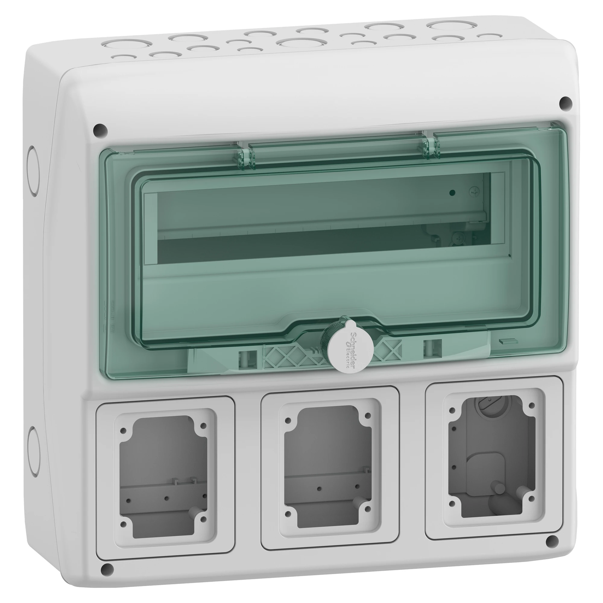 Schneider Electric 13180 Kaedra-Gehäuse - für Steckdosen - 340 x 335 mm - 13 Module - 3 Öffnungen (img_001) Schneider Electric 13180 Kaedra-Gehäuse - für Steckdosen - 340 x 335 mm - 13 Module - 3 Öffnungen (img_001)