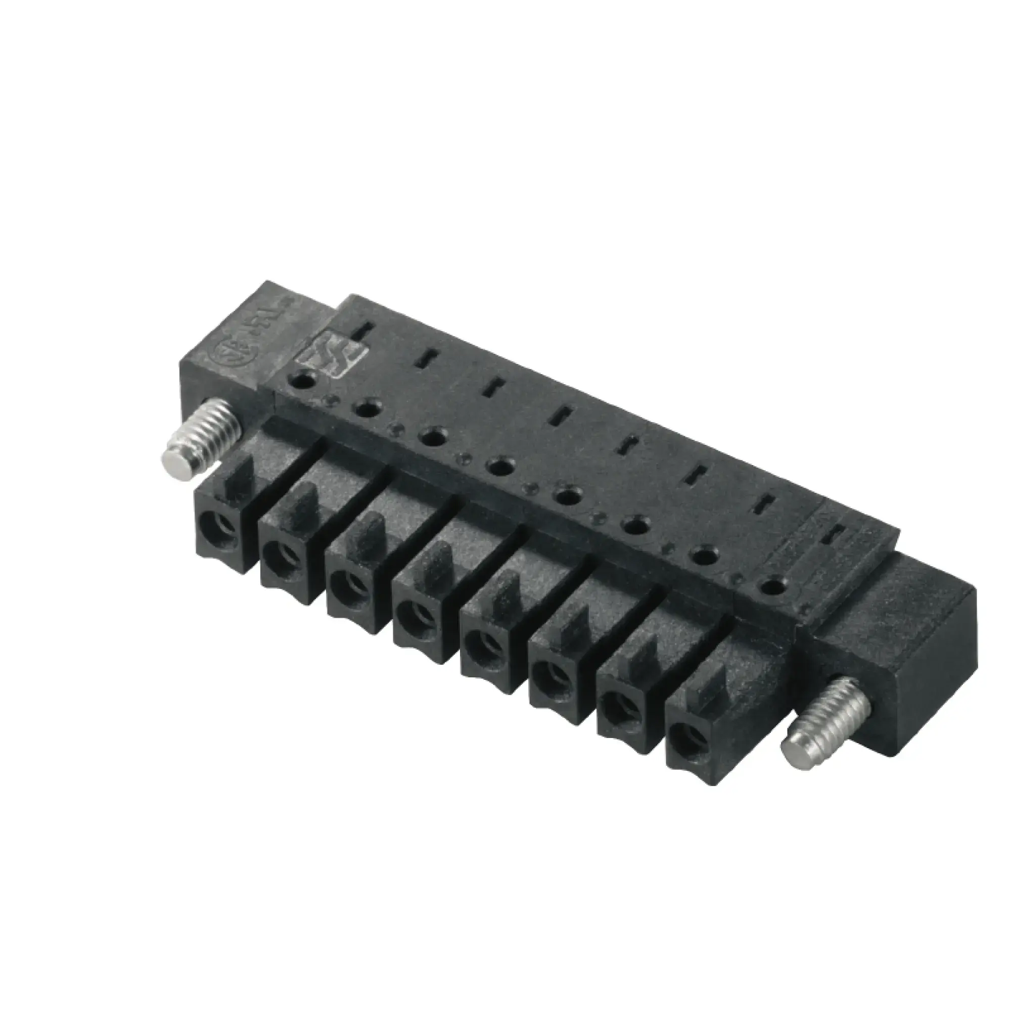 Weidmüller 1975760000 PCB connector (board connection), 160 V, 17.5 A, Pitch in mm: 3.81, Number of poles: 8, THT/THR solder connection, Box (img_001)