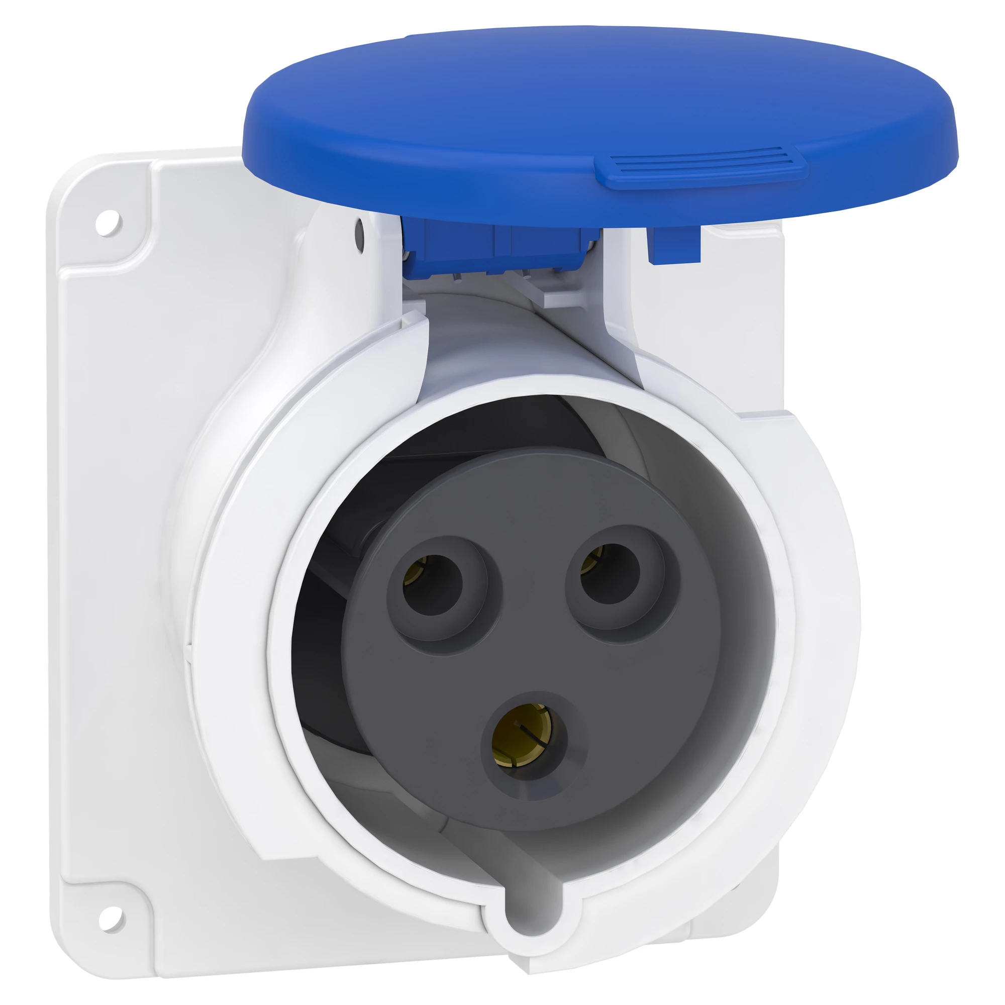 Schneider Electric PKF32G423 Surface-mounted CEE socket, screw terminals, 32A, 2p+E, 200-250 V AC (img_001) Schneider Electric PKF32G423 Surface-mounted CEE socket, screw terminals, 32A, 2p+E, 200-250 V AC (img_001)