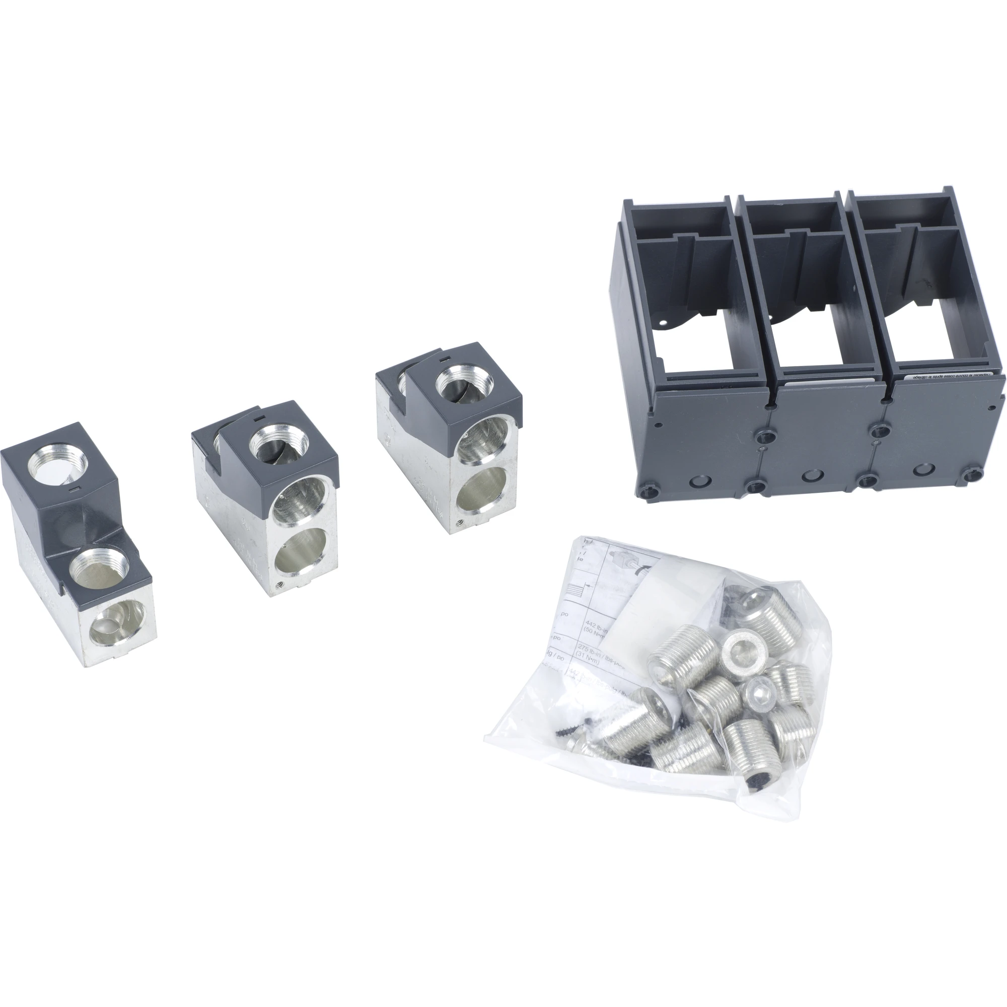 Schneider Electric CU600LS52K3 Circuit Breaker Kit Mechanical Lugs (3-Piece) (img_001)
