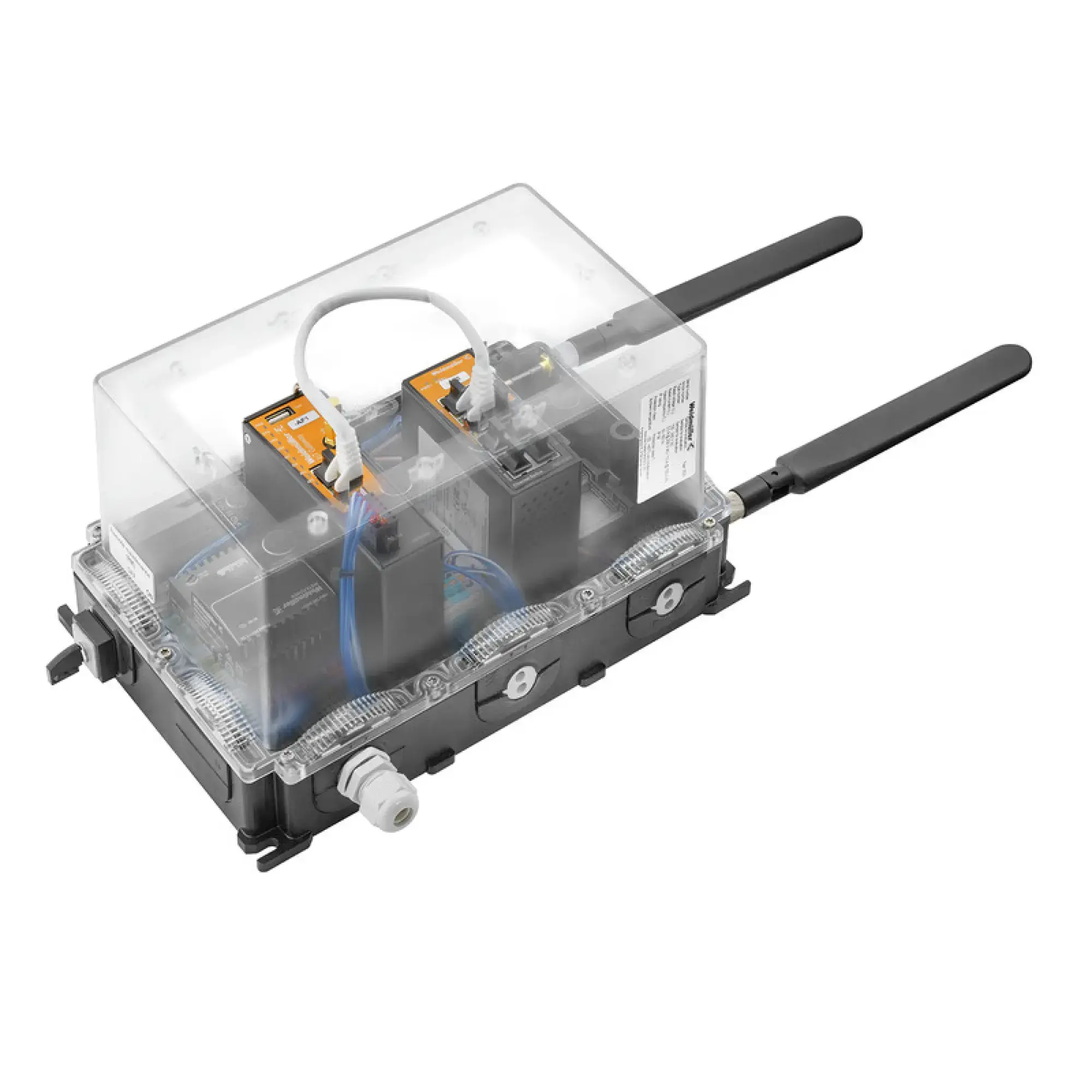 Weidmüller 8000058282 IoT Gateway wireless, Fast Ethernet, 8x RJ45 10/100BaseT(X), 1x RS-232, IP54, -20 °C...40 °C (img_001) Weidmüller 8000058282 IoT Gateway wireless, Fast Ethernet, 8x RJ45 10/100BaseT(X), 1x RS-232, IP54, -20 °C...40 °C (img_001)